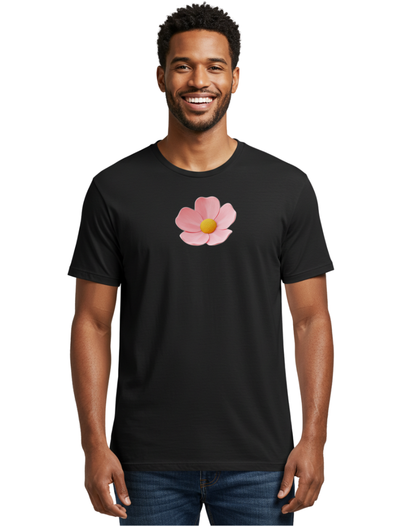Pink-Flower Men'S Graphic Tee, 100% Cotton, Comfortable Casual Summer Wear, Machine Washable, Vintage Camera, Old Camera, Antique Camera, Black Camera, Classic Photography, Photography Equipment, Nostalgic Device, Film Camera, Camera Art Bal126 28