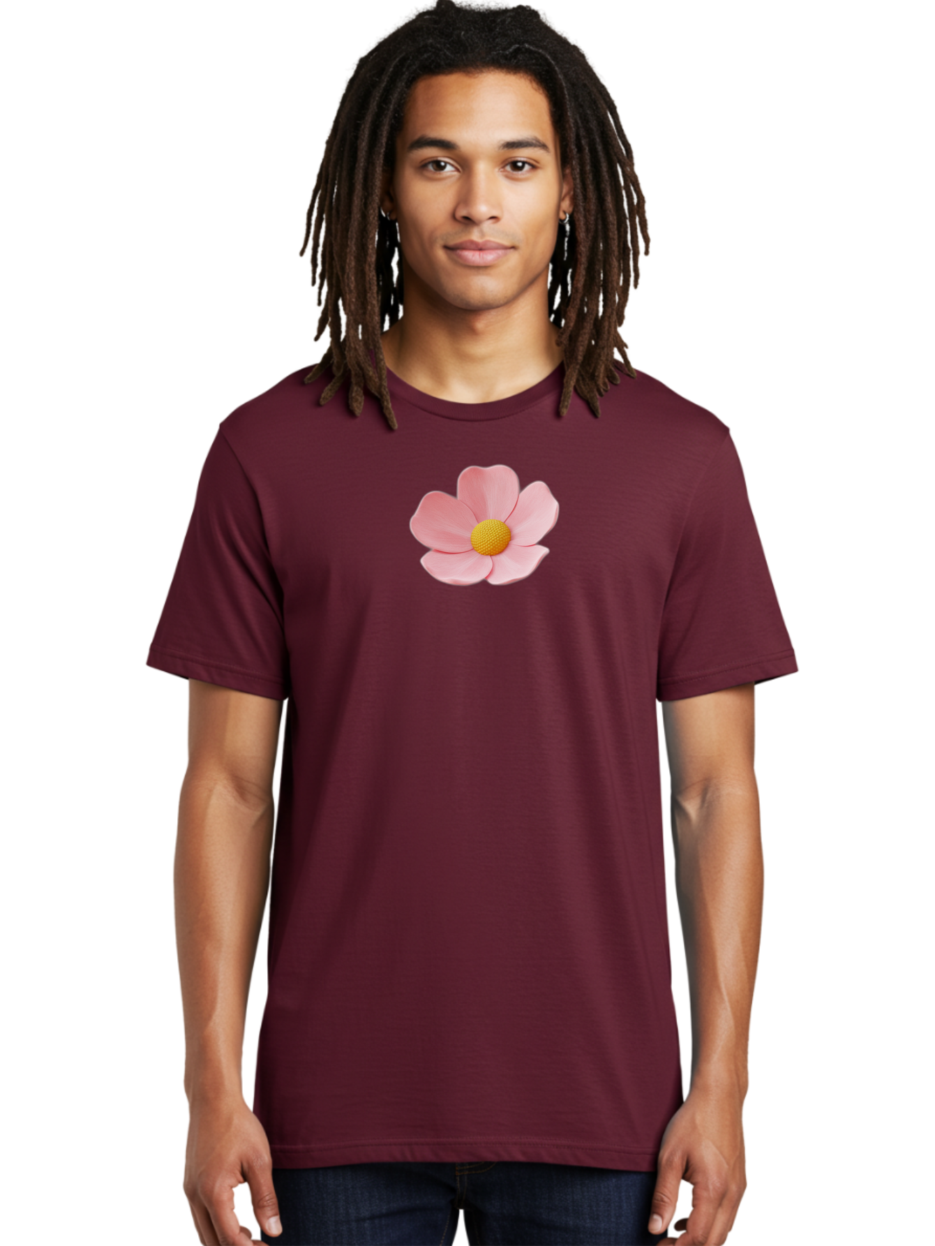 Pink-Flower Men'S Graphic Tee, 100% Cotton, Comfortable Casual Summer Wear, Machine Washable, Vintage Camera, Old Camera, Antique Camera, Black Camera, Classic Photography, Photography Equipment, Nostalgic Device, Film Camera, Camera Art Bal126 17