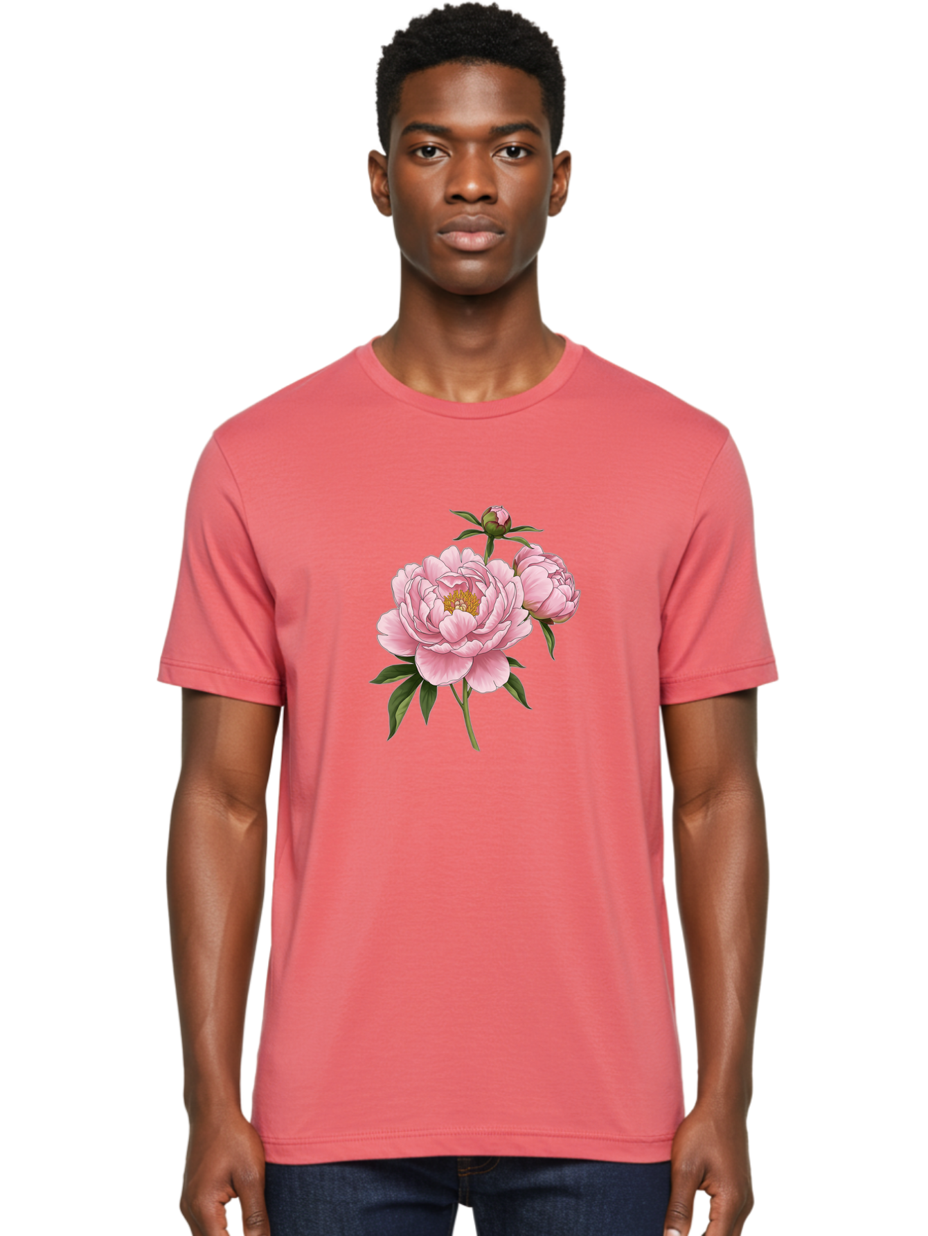 Pink-Peony-Flowers Men'S Graphic Tee, 100% Cotton, Comfortable Casual Summer Wear, Machine Washable, Vintage Camera, Old Camera, Antique Camera, Black Camera, Classic Photography, Photography Equipment, Nostalgic Device, Film Camera, Bal142 26