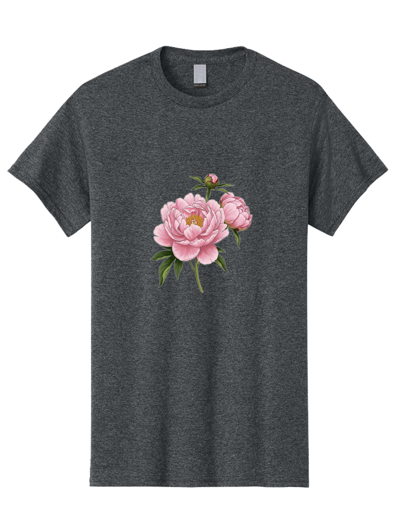 Pink-Peony-Flowers Men'S Graphic Tee, 100% Cotton, Comfortable Casual Summer Wear, Machine Washable, Vintage Camera, Old Camera, Antique Camera, Black Camera, Classic Photography, Photography Equipment, Nostalgic Device, Film Camera, Bal142 5