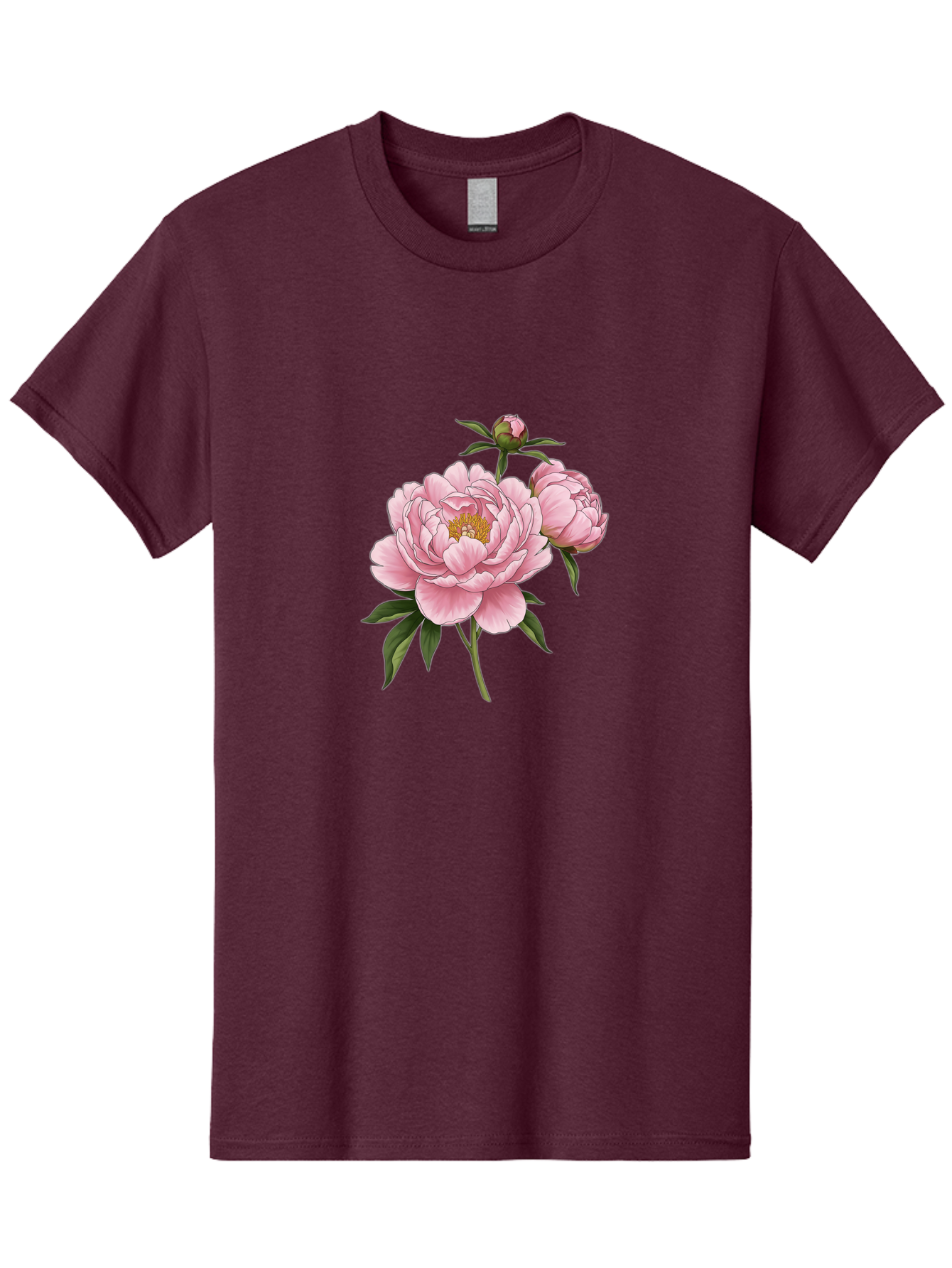 Pink-Peony-Flowers Men'S Graphic Tee, 100% Cotton, Comfortable Casual Summer Wear, Machine Washable, Vintage Camera, Old Camera, Antique Camera, Black Camera, Classic Photography, Photography Equipment, Nostalgic Device, Film Camera, Bal142 2