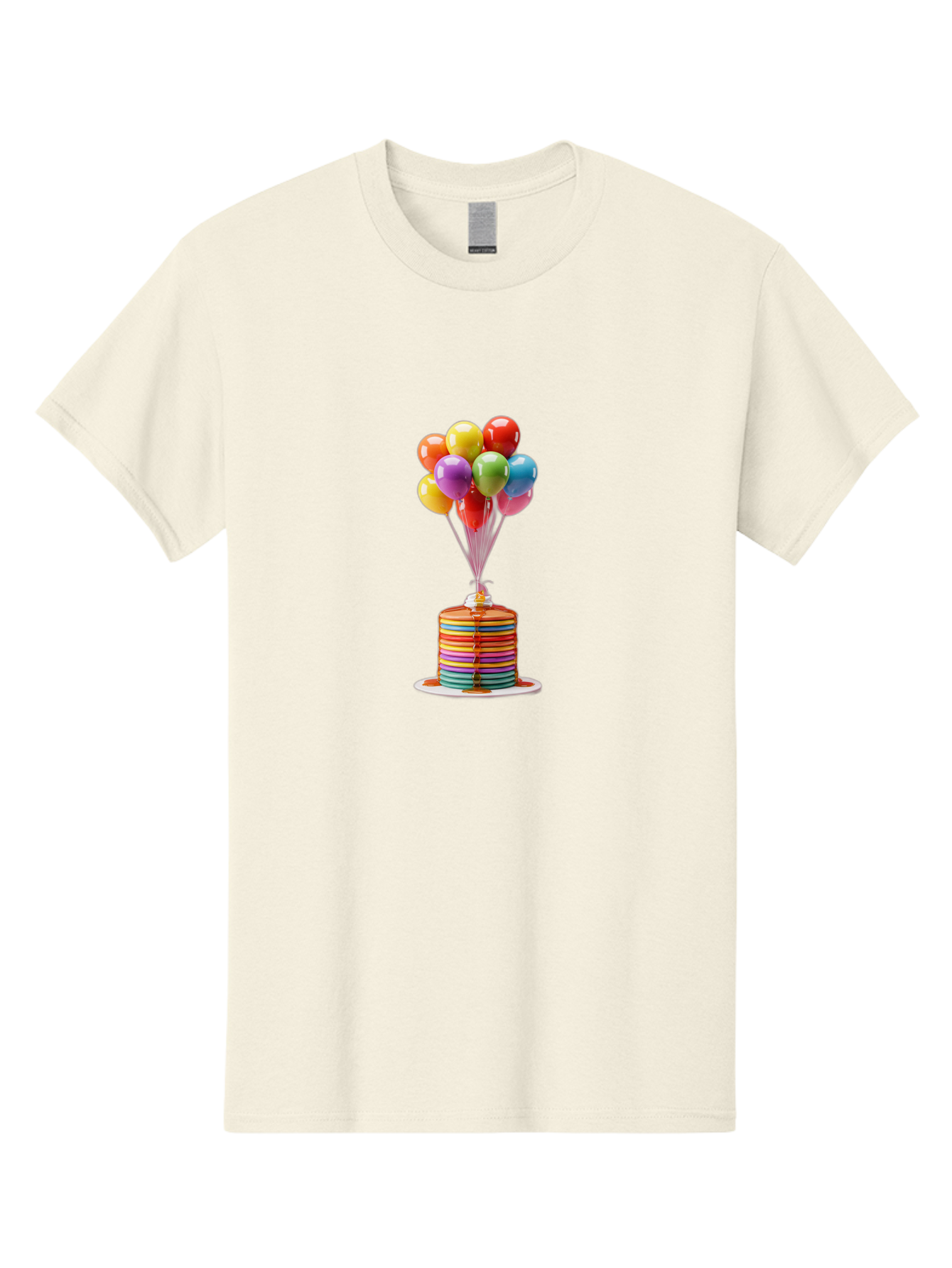 Rainbow-Cake-With-Balloons Men'S Graphic Tee, 100% Cotton, Comfortable Casual Summer Wear, Machine Washable, Vintage Camera, Old Camera, Antique Camera, Black Camera, Classic Photography, Photography Equipment, Nostalgic Device, Film Camera, Bal196 13