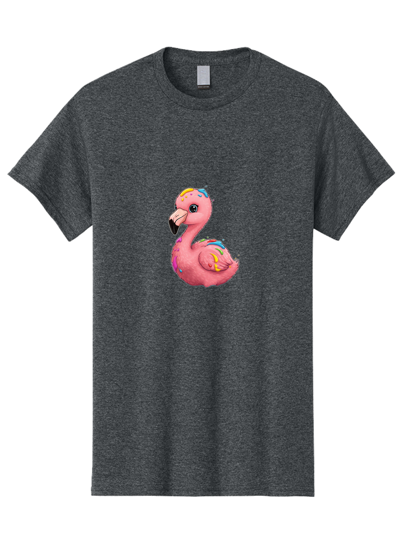 Rainbow-Flamingo Men'S Graphic Tee, 100% Cotton, Comfortable Casual Summer Wear, Machine Washable, Vintage Camera, Old Camera, Antique Camera, Black Camera, Classic Photography, Photography Equipment, Nostalgic Device, Film Camera, Camera Art Bal197 7