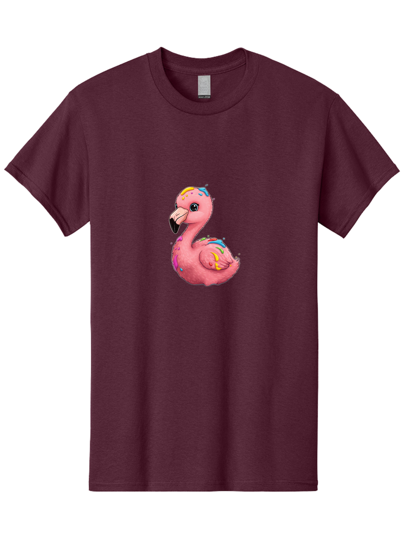 Rainbow-Flamingo Men'S Graphic Tee, 100% Cotton, Comfortable Casual Summer Wear, Machine Washable, Vintage Camera, Old Camera, Antique Camera, Black Camera, Classic Photography, Photography Equipment, Nostalgic Device, Film Camera, Camera Art Bal197 5