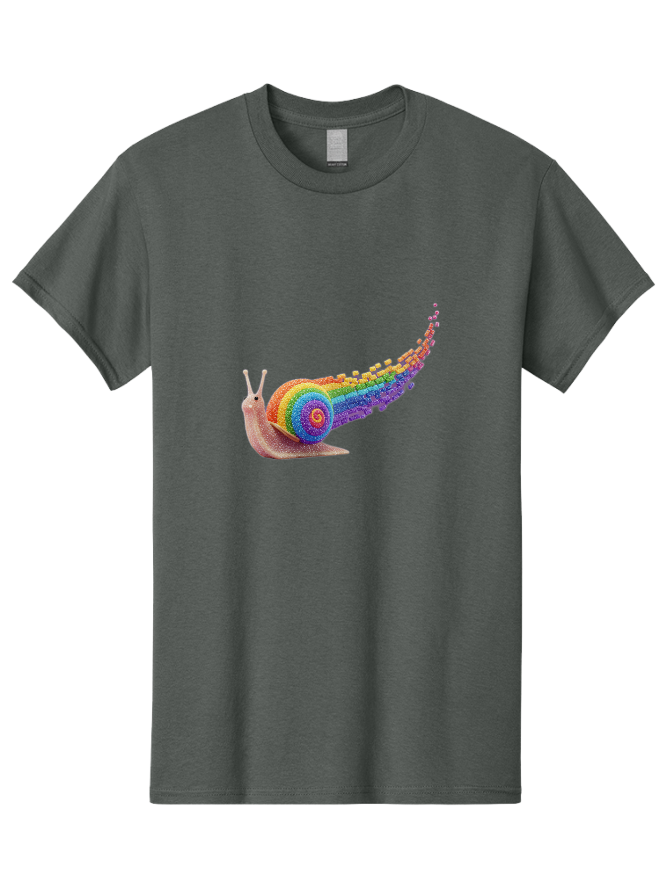 Rainbow-Snail-1 Men'S Graphic Tee, 100% Cotton, Comfortable Casual Summer Wear, Machine Washable, Vintage Camera, Old Camera, Antique Camera, Black Camera, Classic Photography, Photography Equipment, Nostalgic Device, Film Camera, Camera Art Bal202 10