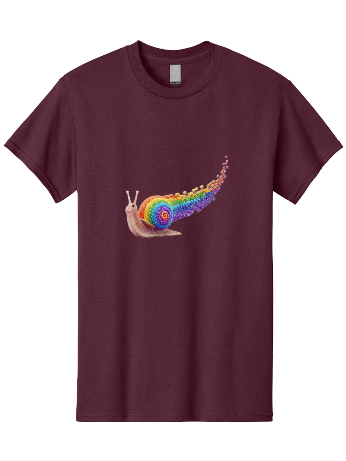 Rainbow-Snail-1 Men'S Graphic Tee, 100% Cotton, Comfortable Casual Summer Wear, Machine Washable, Vintage Camera, Old Camera, Antique Camera, Black Camera, Classic Photography, Photography Equipment, Nostalgic Device, Film Camera, Camera Art Bal202 3