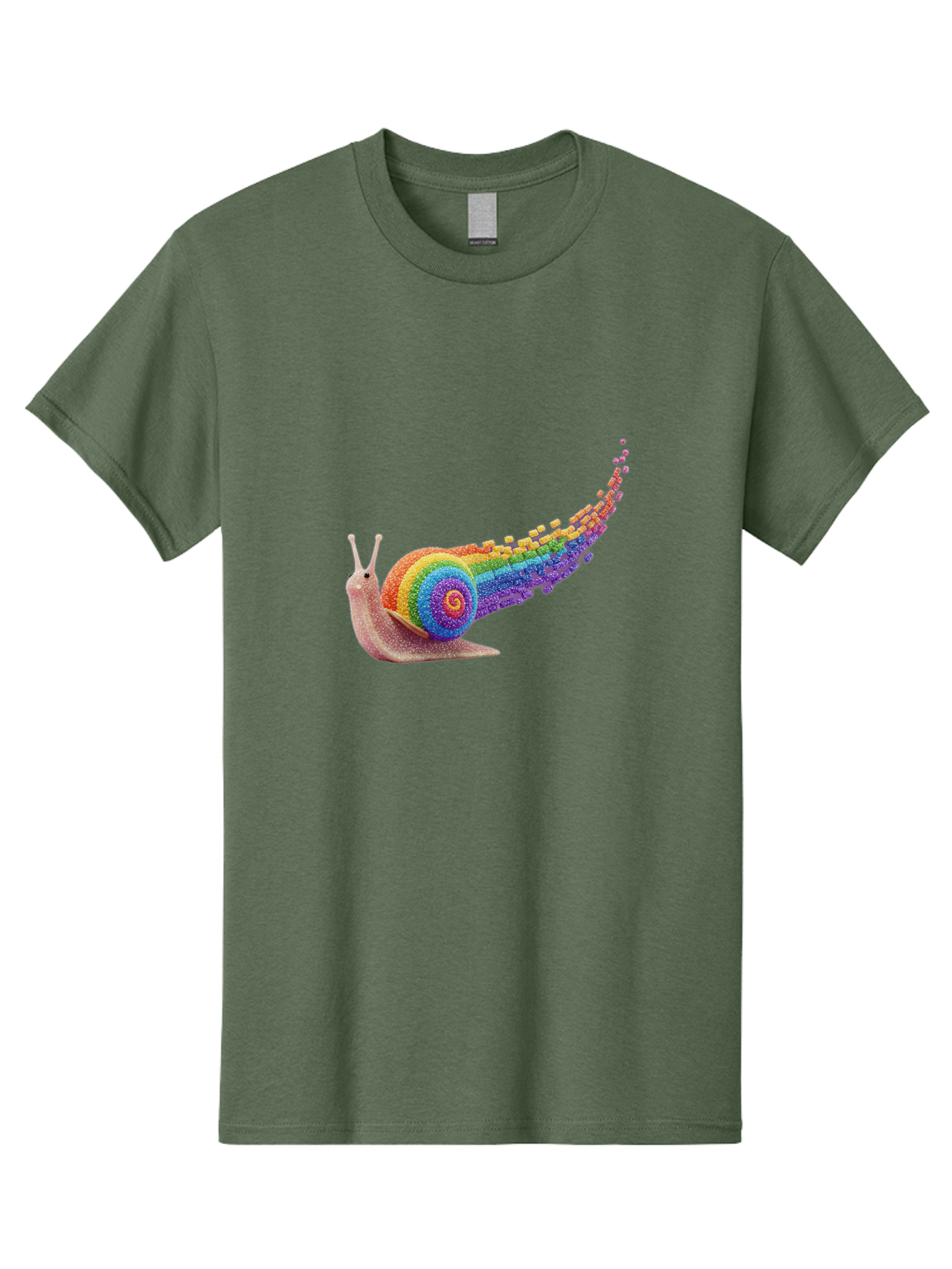Rainbow-Snail-1 Men'S Graphic Tee, 100% Cotton, Comfortable Casual Summer Wear, Machine Washable, Vintage Camera, Old Camera, Antique Camera, Black Camera, Classic Photography, Photography Equipment, Nostalgic Device, Film Camera, Camera Art Bal202 15