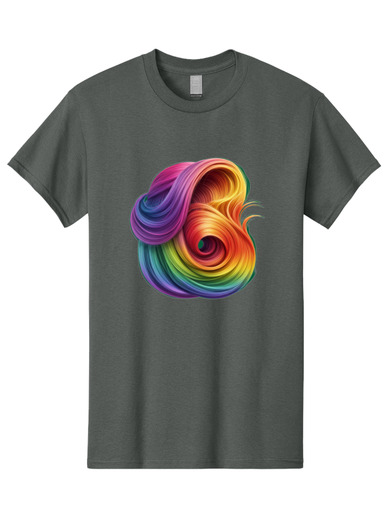 Rainbow-Swirl Men'S Graphic Tee, 100% Cotton, Comfortable Casual Summer Wear, Machine Washable, Vintage Camera, Old Camera, Antique Camera, Black Camera, Classic Photography, Photography Equipment, Nostalgic Device, Film Camera, Camera Art Bal206 3