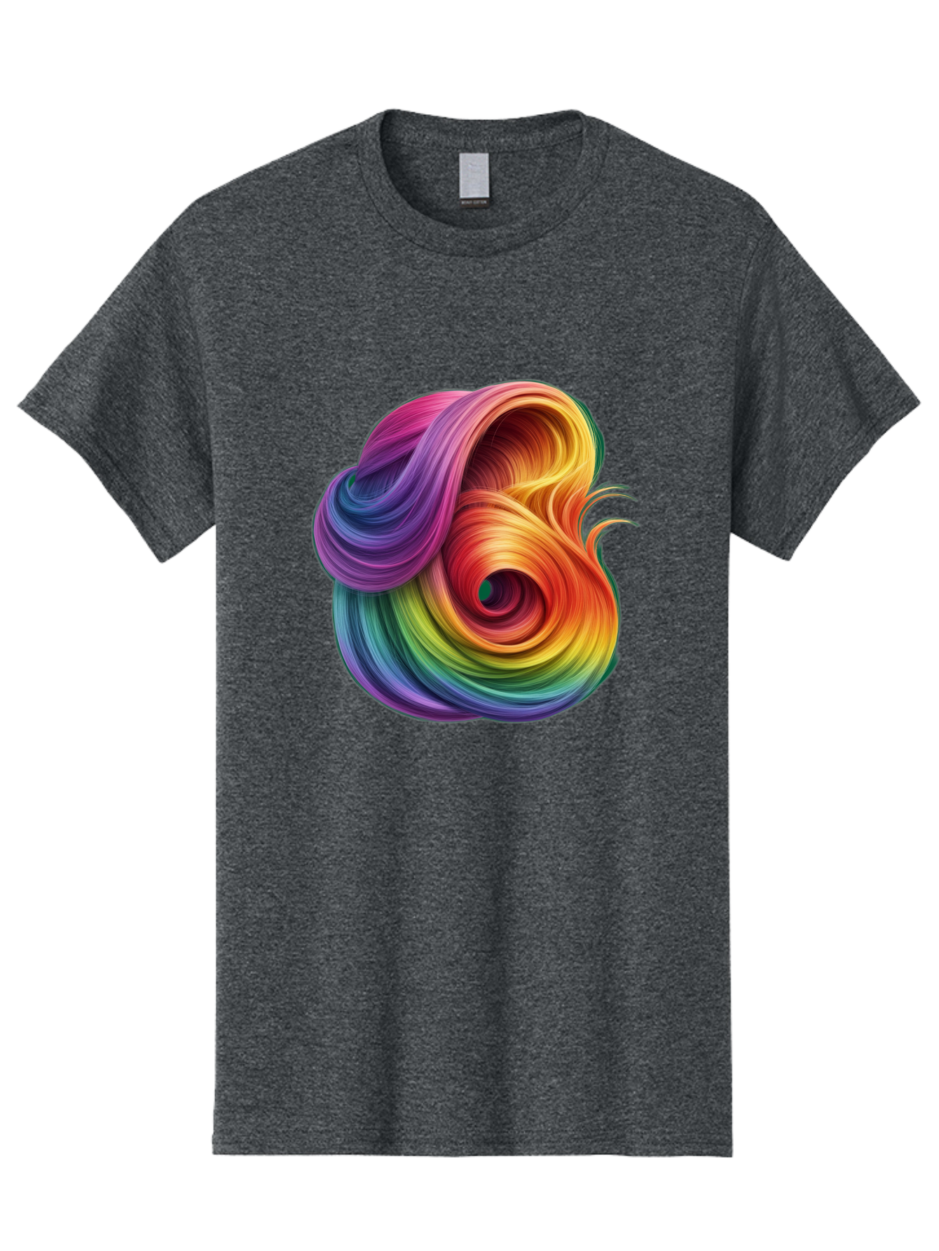 Rainbow-Swirl Men'S Graphic Tee, 100% Cotton, Comfortable Casual Summer Wear, Machine Washable, Vintage Camera, Old Camera, Antique Camera, Black Camera, Classic Photography, Photography Equipment, Nostalgic Device, Film Camera, Camera Art Bal206 6