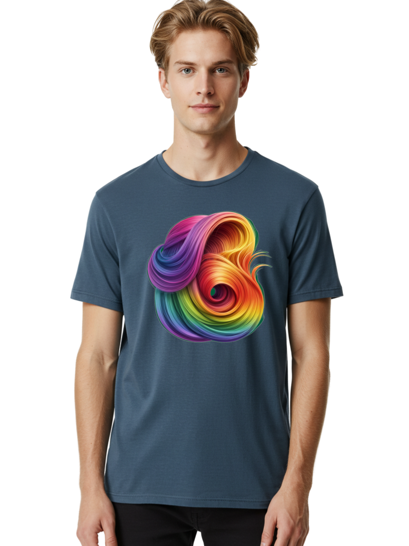 Rainbow-Swirl Men'S Graphic Tee, 100% Cotton, Comfortable Casual Summer Wear, Machine Washable, Vintage Camera, Old Camera, Antique Camera, Black Camera, Classic Photography, Photography Equipment, Nostalgic Device, Film Camera, Camera Art Bal206 19