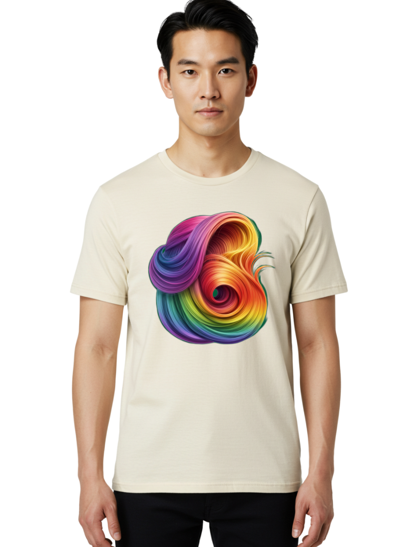 Rainbow-Swirl Men'S Graphic Tee, 100% Cotton, Comfortable Casual Summer Wear, Machine Washable, Vintage Camera, Old Camera, Antique Camera, Black Camera, Classic Photography, Photography Equipment, Nostalgic Device, Film Camera, Camera Art Bal206 27