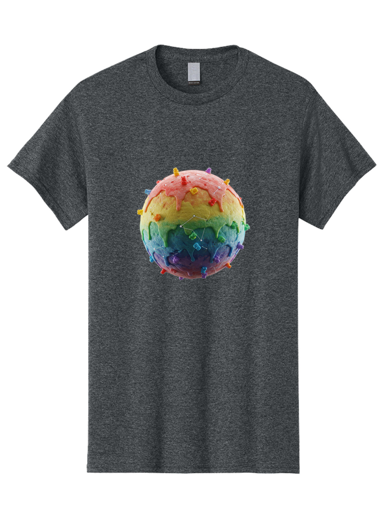 Rainbow-Virus Men'S Graphic Tee, 100% Cotton, Comfortable Casual Summer Wear, Machine Washable, Vintage Camera, Old Camera, Antique Camera, Black Camera, Classic Photography, Photography Equipment, Nostalgic Device, Film Camera, Camera Art Bal207 14