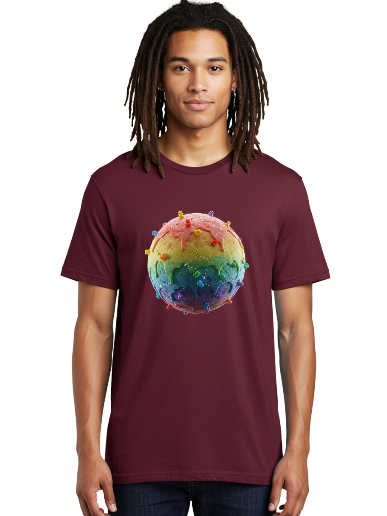 Rainbow-Virus Men'S Graphic Tee, 100% Cotton, Comfortable Casual Summer Wear, Machine Washable, Vintage Camera, Old Camera, Antique Camera, Black Camera, Classic Photography, Photography Equipment, Nostalgic Device, Film Camera, Camera Art Bal207 20