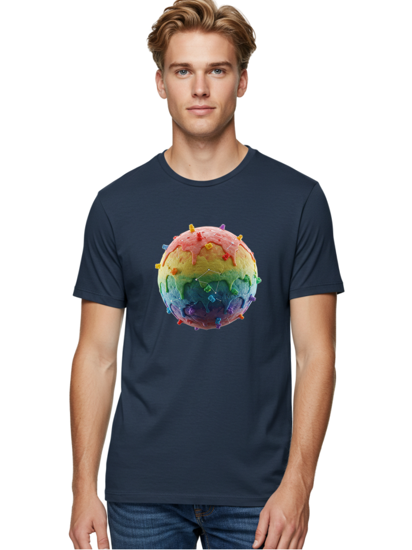Rainbow-Virus Men'S Graphic Tee, 100% Cotton, Comfortable Casual Summer Wear, Machine Washable, Vintage Camera, Old Camera, Antique Camera, Black Camera, Classic Photography, Photography Equipment, Nostalgic Device, Film Camera, Camera Art Bal207 22