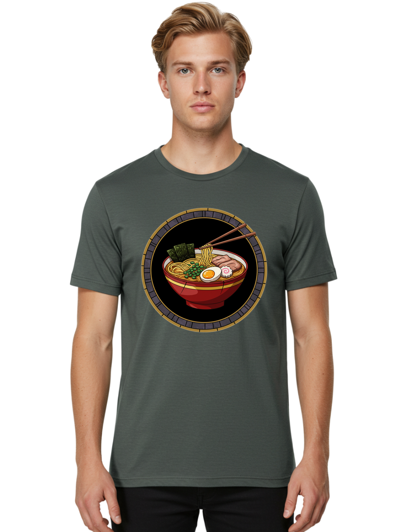 Ramen-Bowl Men'S Graphic Tee, 100% Cotton, Comfortable Casual Summer Wear, Machine Washable, Vintage Camera, Old Camera, Antique Camera, Black Camera, Classic Photography, Photography Equipment, Nostalgic Device, Film Camera, Camera Art Bal208 30
