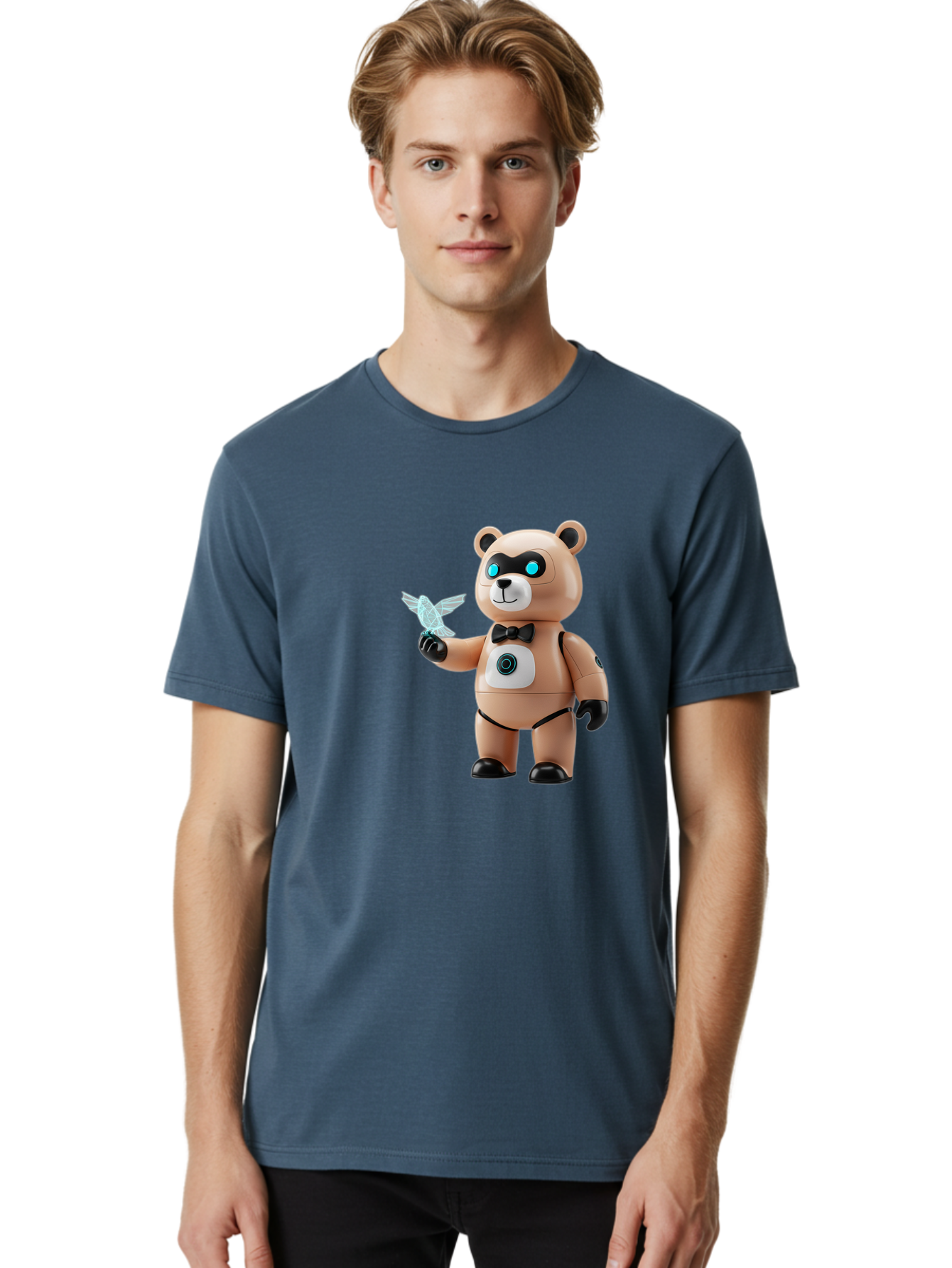 Robear Men'S Graphic Tee, 100% Cotton, Comfortable Casual Summer Wear, Machine Washable, Vintage Camera, Old Camera, Antique Camera, Black Camera, Classic Photography, Photography Equipment, Nostalgic Device, Film Camera, Camera Art Bal232 19