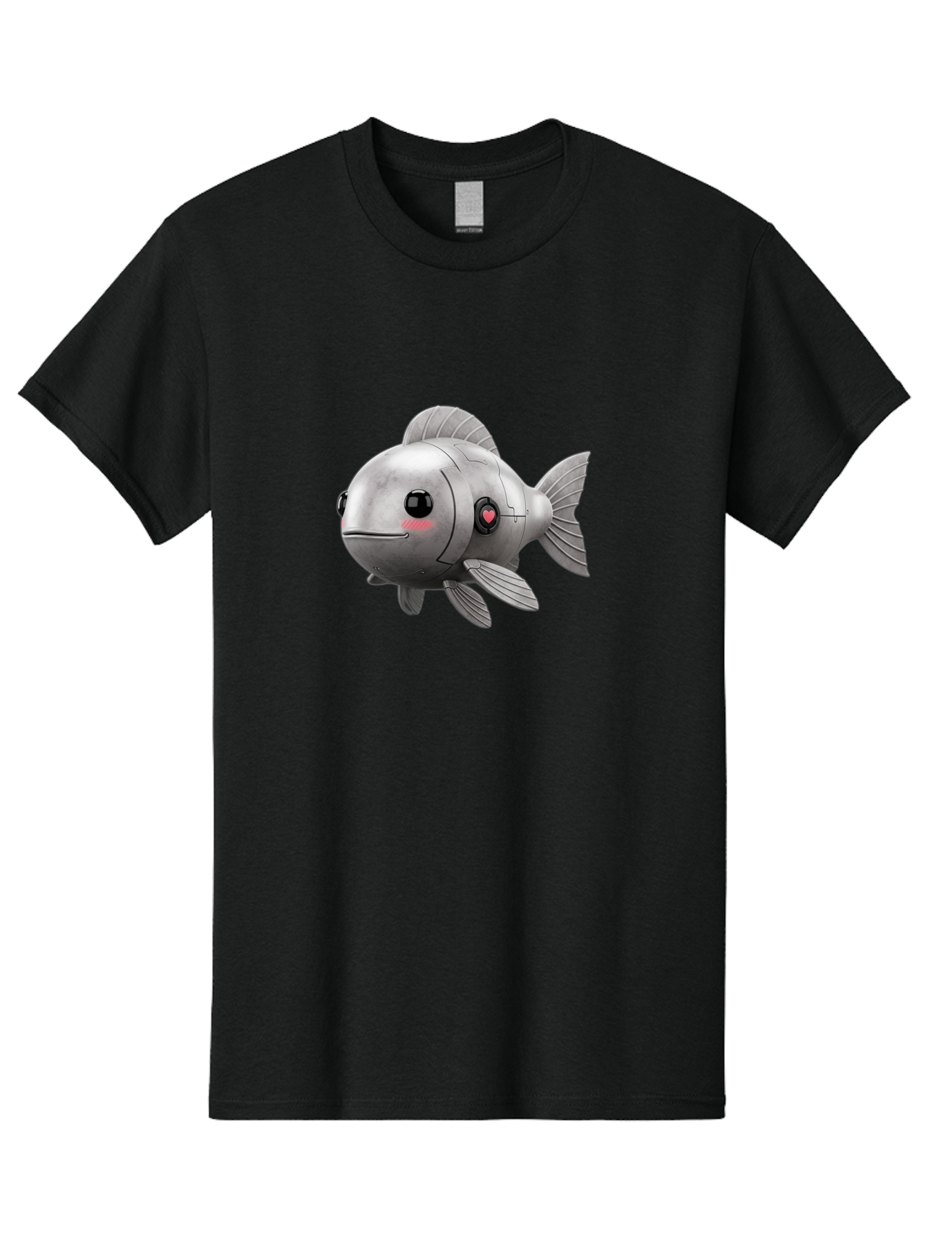 Robo-Fish-1 Men'S Graphic Tee, 100% Cotton, Comfortable Casual Summer Wear, Machine Washable, Vintage Camera, Old Camera, Antique Camera, Black Camera, Classic Photography, Photography Equipment, Nostalgic Device, Film Camera, Camera Art Bal233 6