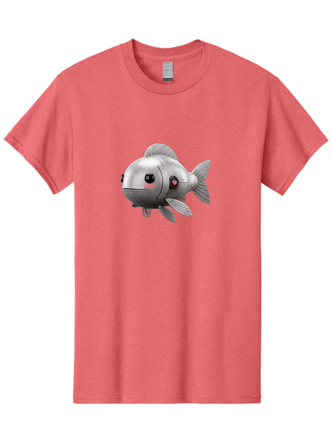 Robo-Fish-1 Men'S Graphic Tee, 100% Cotton, Comfortable Casual Summer Wear, Machine Washable, Vintage Camera, Old Camera, Antique Camera, Black Camera, Classic Photography, Photography Equipment, Nostalgic Device, Film Camera, Camera Art Bal233 15