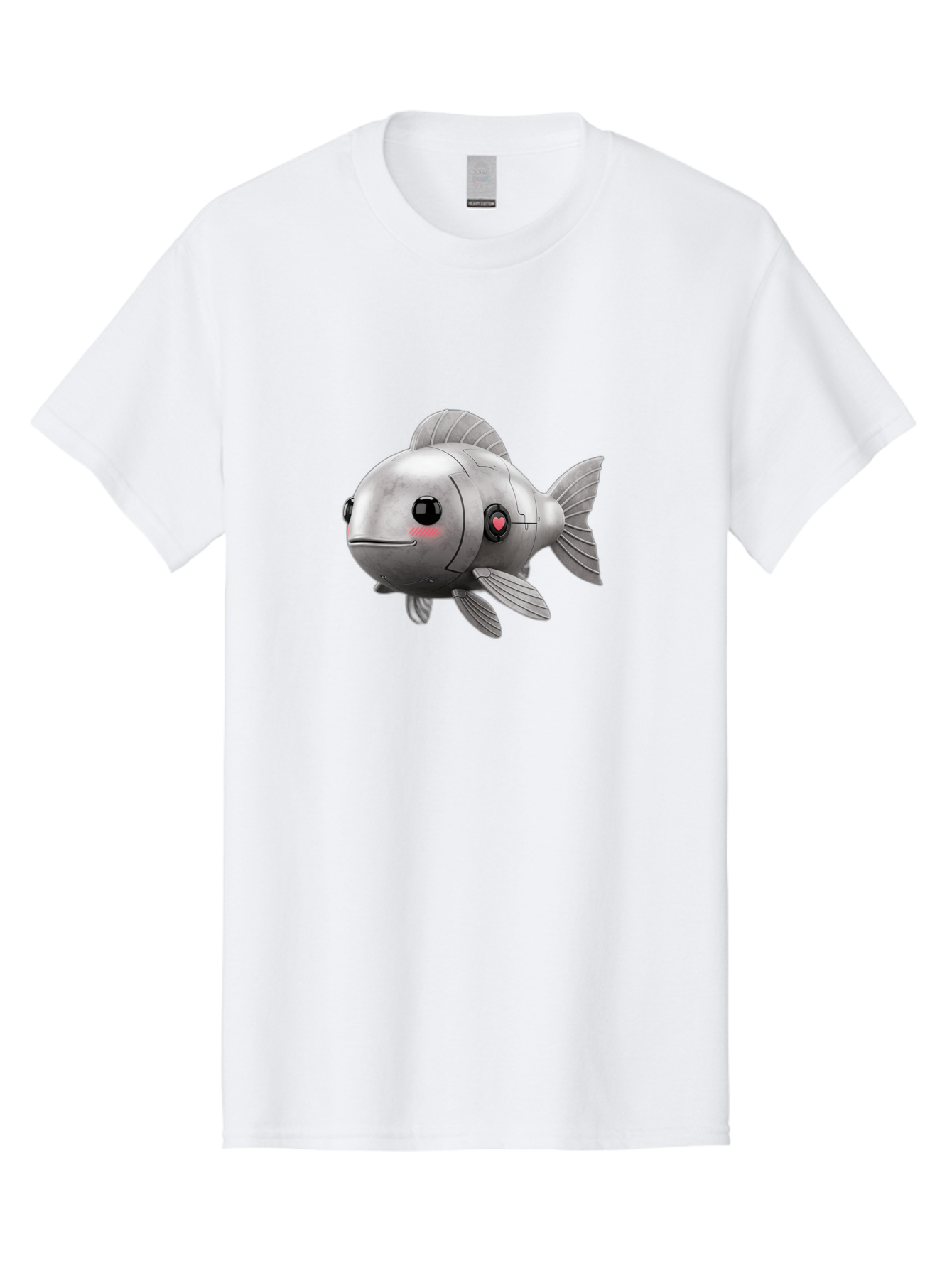 Robo-Fish-1 Men'S Graphic Tee, 100% Cotton, Comfortable Casual Summer Wear, Machine Washable, Vintage Camera, Old Camera, Antique Camera, Black Camera, Classic Photography, Photography Equipment, Nostalgic Device, Film Camera, Camera Art Bal233 10