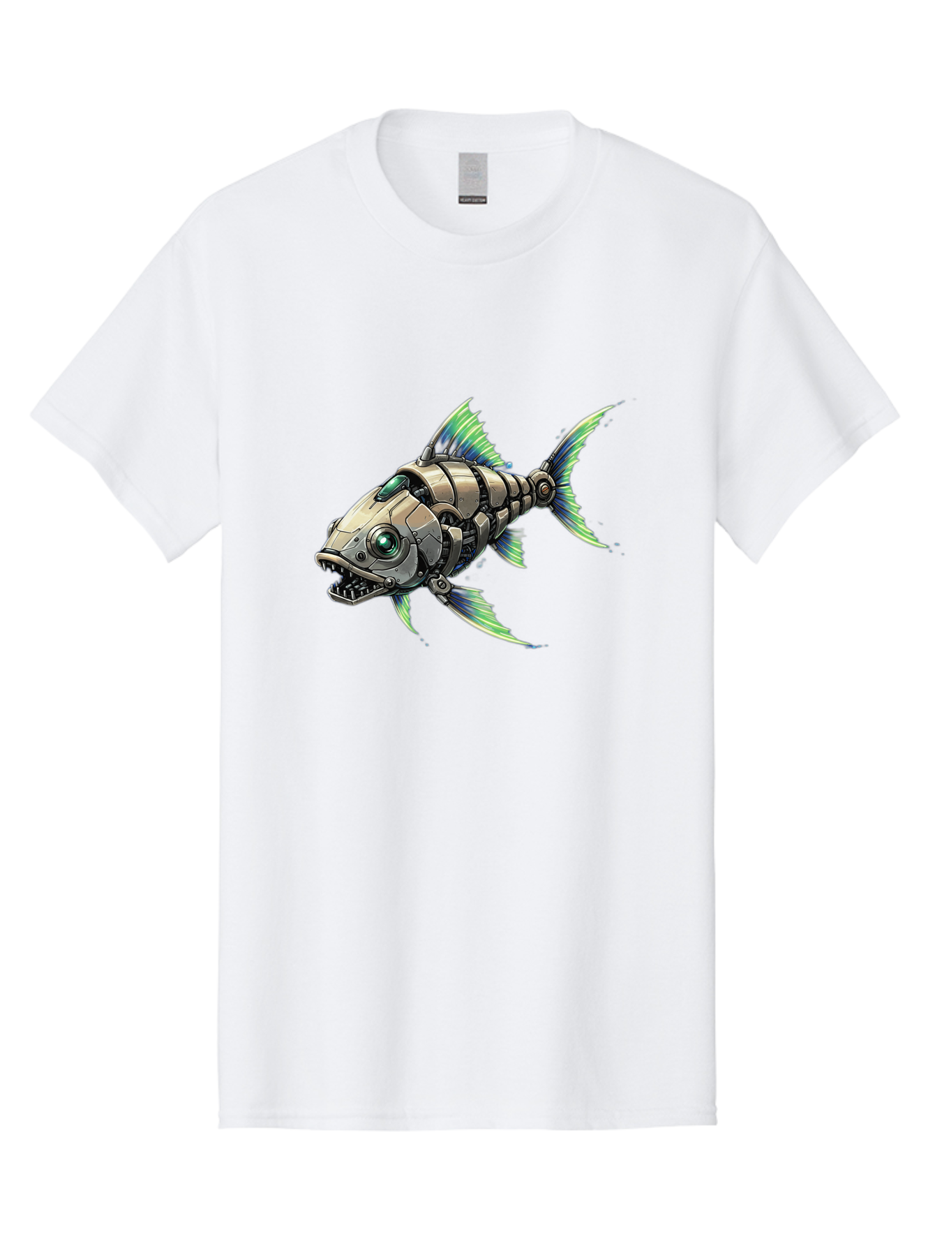 Robo-Fish-3 Men'S Graphic Tee, 100% Cotton, Comfortable Casual Summer Wear, Machine Washable, Vintage Camera, Old Camera, Antique Camera, Black Camera, Classic Photography, Photography Equipment, Nostalgic Device, Film Camera, Camera Art Bal235 15