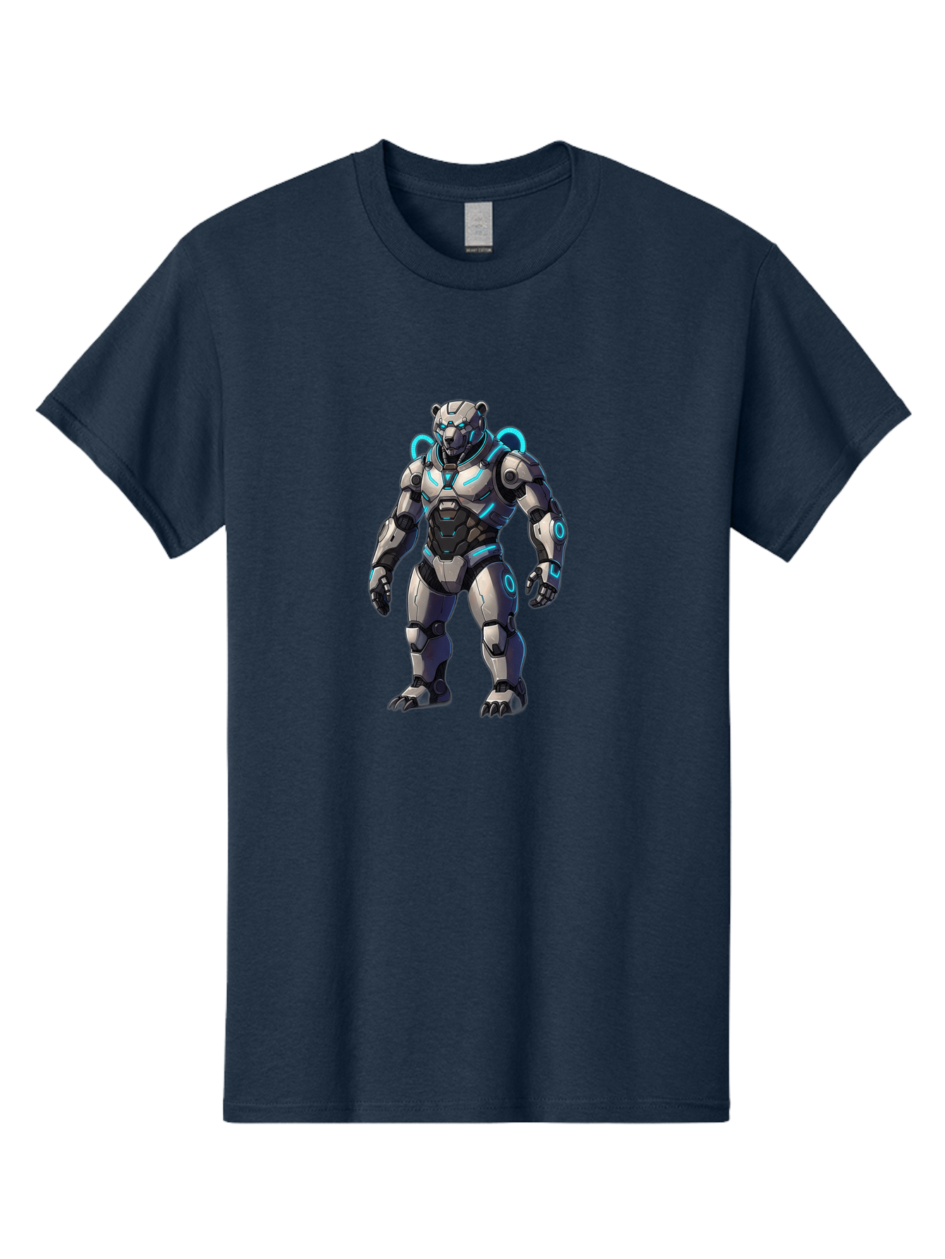 Robot-Bear-1 Men'S Graphic Tee, 100% Cotton, Comfortable Casual Summer Wear, Machine Washable, Vintage Camera, Old Camera, Antique Camera, Black Camera, Classic Photography, Photography Equipment, Nostalgic Device, Film Camera, Camera Art Bal241 6