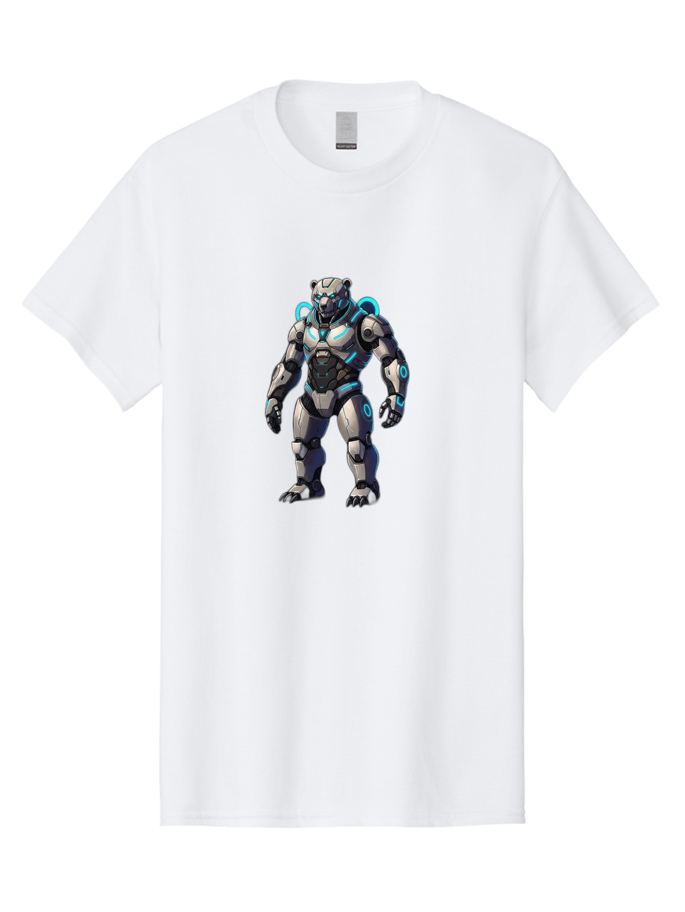 Robot-Bear-1 Men'S Graphic Tee, 100% Cotton, Comfortable Casual Summer Wear, Machine Washable, Vintage Camera, Old Camera, Antique Camera, Black Camera, Classic Photography, Photography Equipment, Nostalgic Device, Film Camera, Camera Art Bal241 7