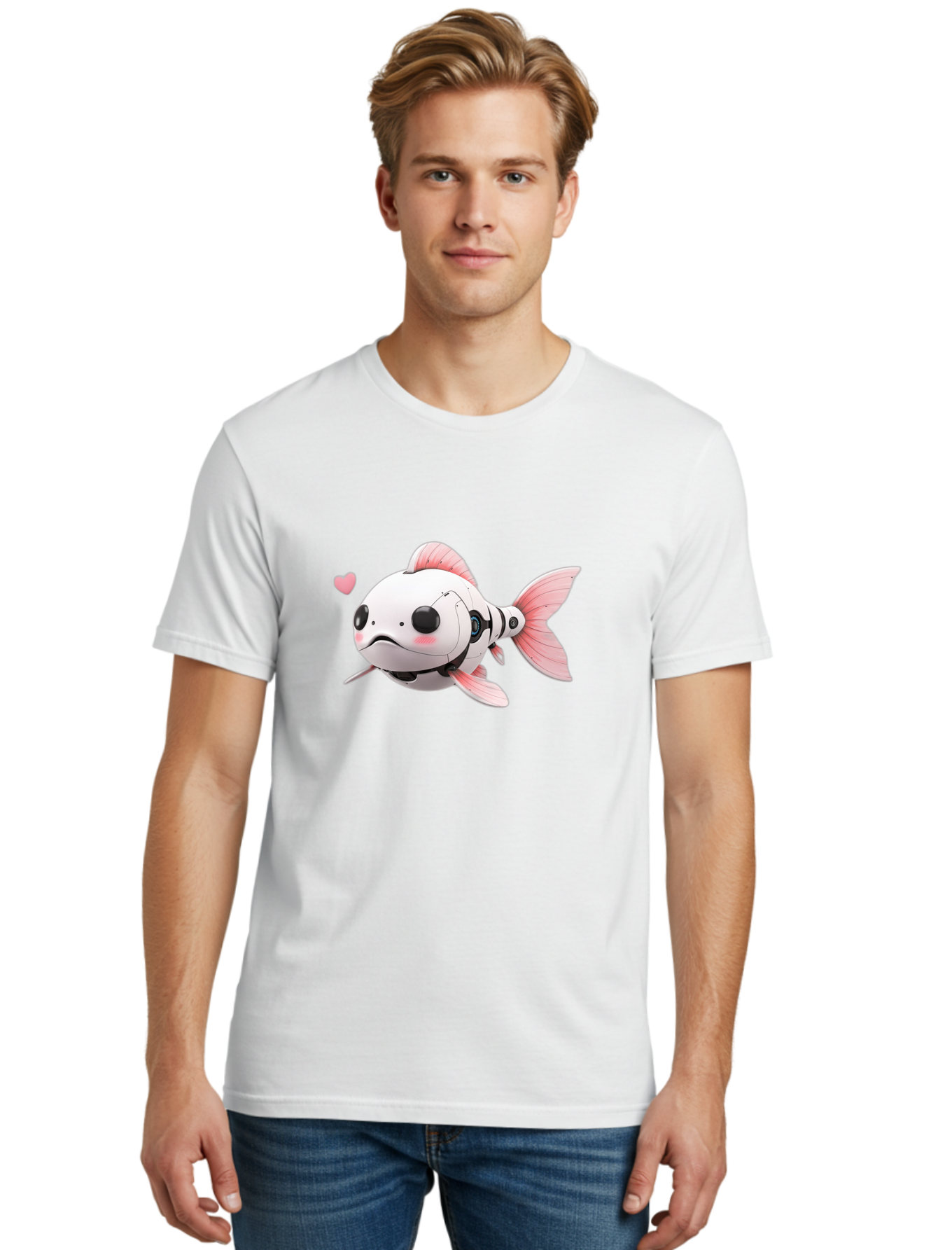 Robot-Fish-1 Men'S Graphic Tee, 100% Cotton, Comfortable Casual Summer Wear, Machine Washable, Vintage Camera, Old Camera, Antique Camera, Black Camera, Classic Photography, Photography Equipment, Nostalgic Device, Film Camera, Camera Art Bal244 18