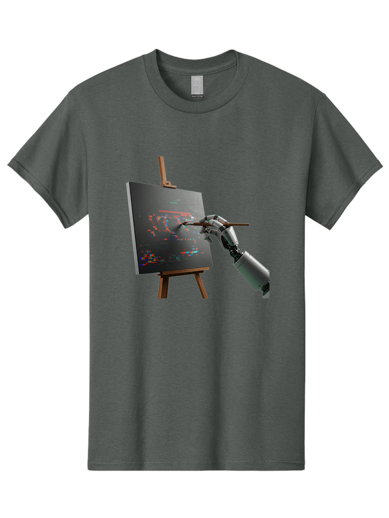 Robot-Painting Men'S Graphic Tee, 100% Cotton, Comfortable Casual Summer Wear, Machine Washable, Vintage Camera, Old Camera, Antique Camera, Black Camera, Classic Photography, Photography Equipment, Nostalgic Device, Film Camera, Camera Art Bal258 8