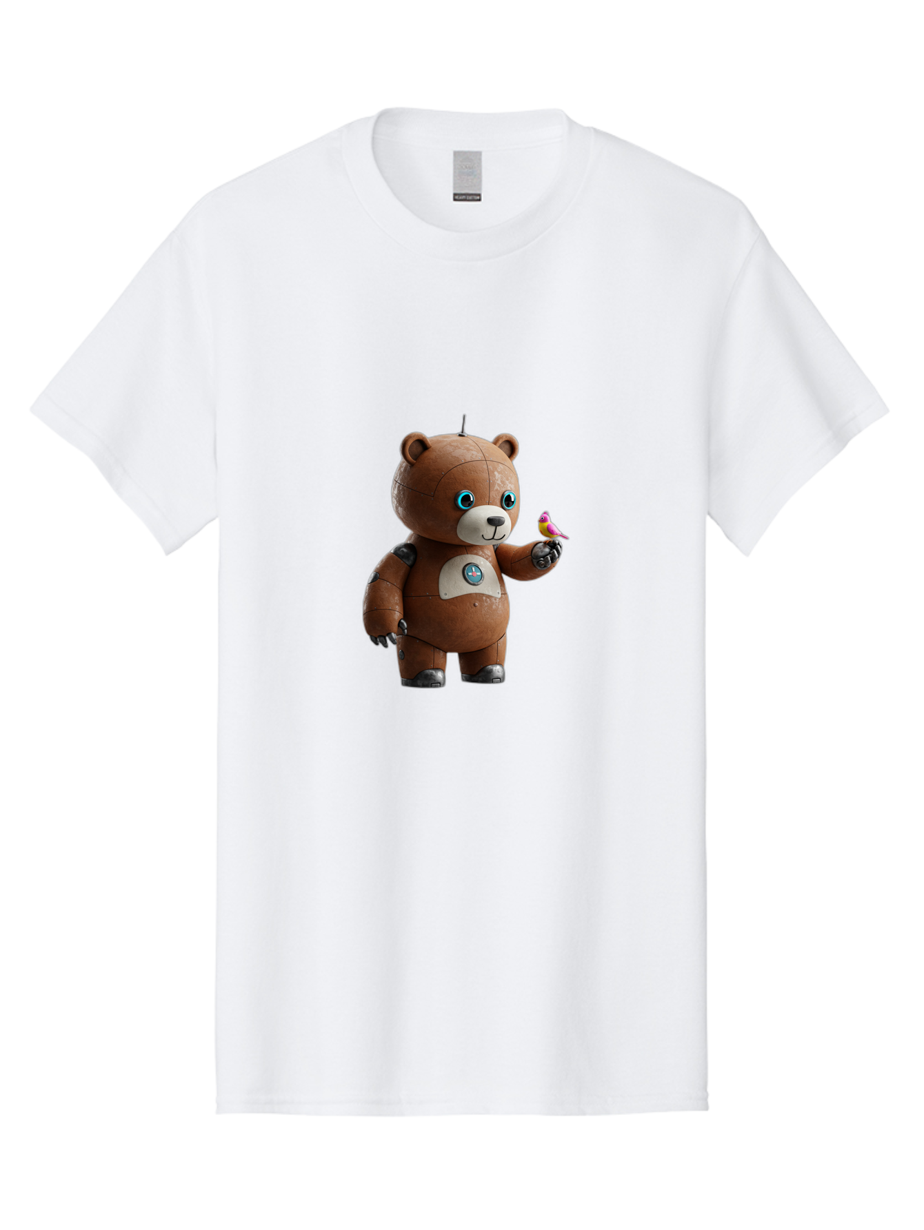 Robot-Teddy Men'S Graphic Tee, 100% Cotton, Comfortable Casual Summer Wear, Machine Washable, Vintage Camera, Old Camera, Antique Camera, Black Camera, Classic Photography, Photography Equipment, Nostalgic Device, Film Camera, Camera Art Bal262 1