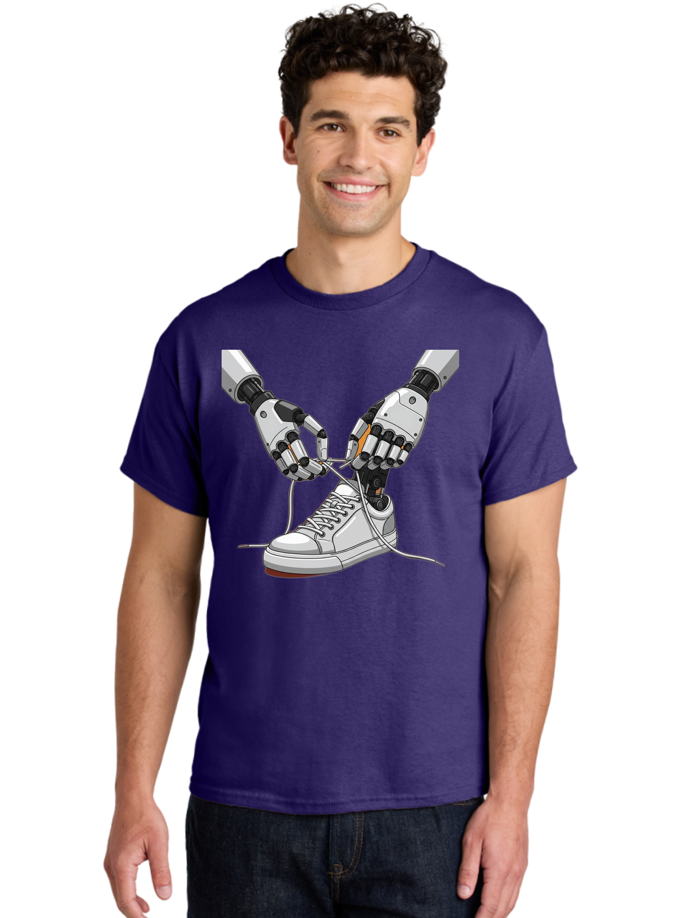 Robot-Tying-Shoe Men'S Graphic Tee, 100% Cotton, Comfortable Casual Summer Wear, Machine Washable, Vintage Camera, Old Camera, Antique Camera, Black Camera, Classic Photography, Photography Equipment, Nostalgic Device, Film Camera, Camera Art Bal263 27