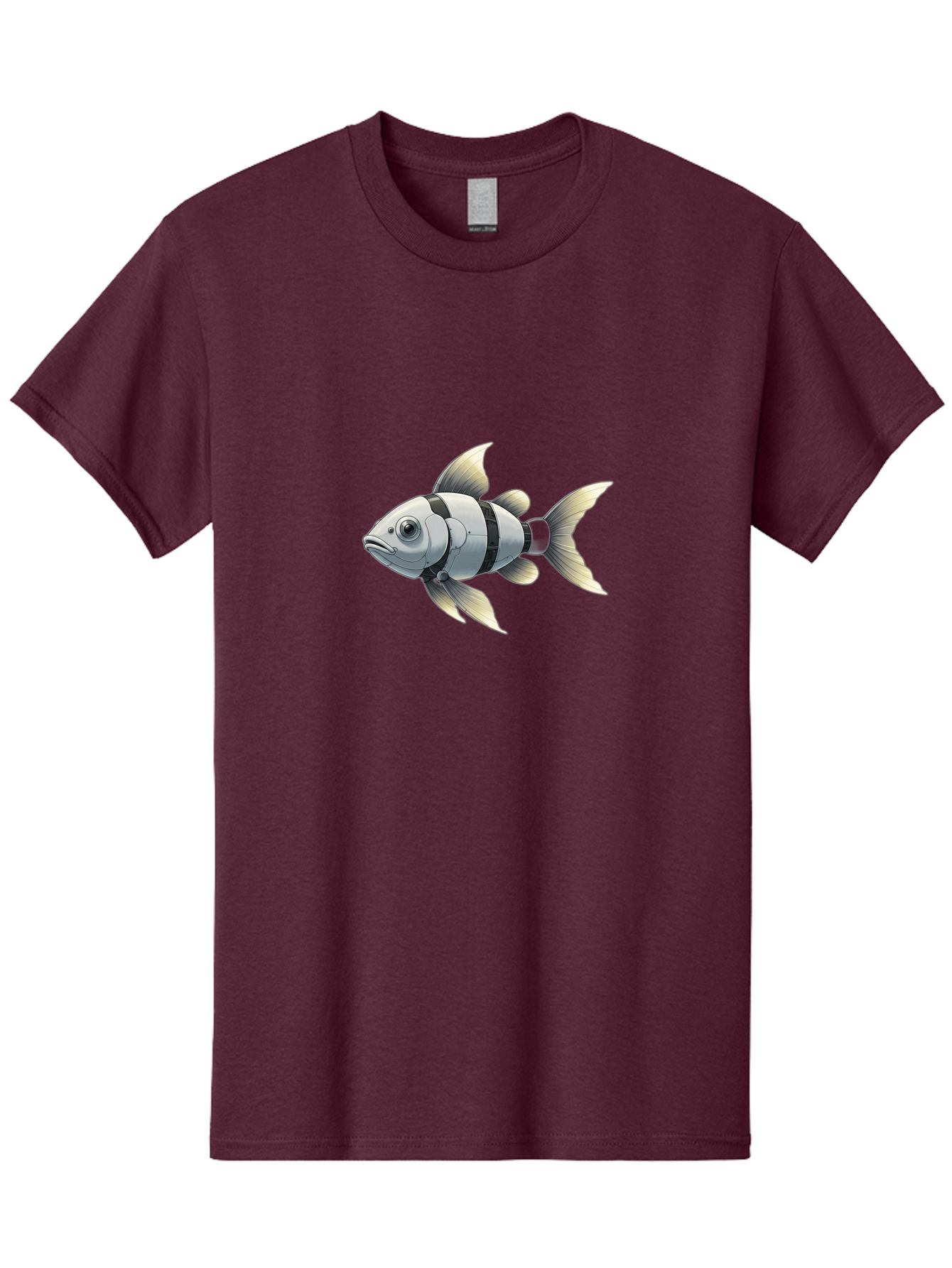 Robotic-Fish-1 Men'S Graphic Tee, 100% Cotton, Comfortable Casual Summer Wear, Machine Washable, Vintage Camera, Old Camera, Antique Camera, Black Camera, Classic Photography, Photography Equipment, Nostalgic Device, Film Camera, Camera Art Bal265 14