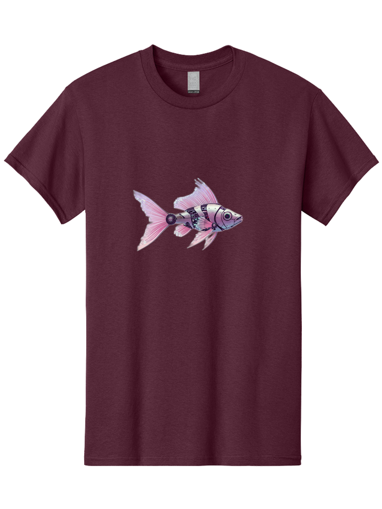 Robotic-Fish-2 Men'S Graphic Tee, 100% Cotton, Comfortable Casual Summer Wear, Machine Washable, Vintage Camera, Old Camera, Antique Camera, Black Camera, Classic Photography, Photography Equipment, Nostalgic Device, Film Camera, Camera Art Bal266 13