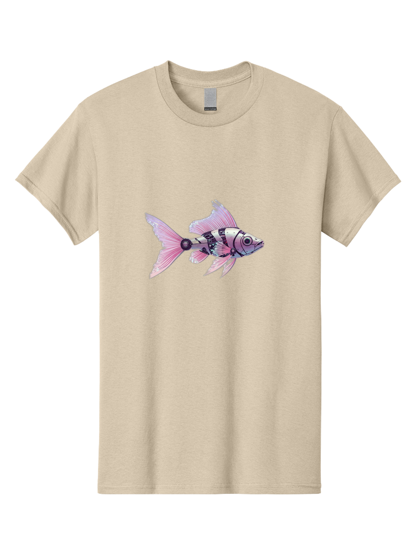 Robotic-Fish-2 Men'S Graphic Tee, 100% Cotton, Comfortable Casual Summer Wear, Machine Washable, Vintage Camera, Old Camera, Antique Camera, Black Camera, Classic Photography, Photography Equipment, Nostalgic Device, Film Camera, Camera Art Bal266 11