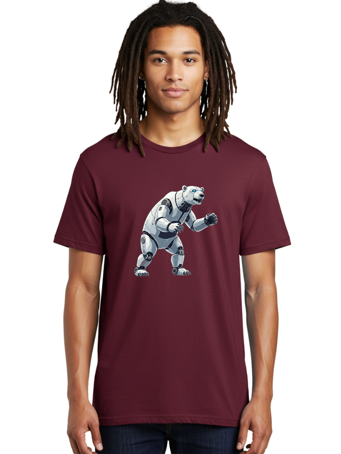 Robotic-Polar-Bear Men'S Graphic Tee, 100% Cotton, Comfortable Casual Summer Wear, Machine Washable, Vintage Camera, Old Camera, Antique Camera, Black Camera, Classic Photography, Photography Equipment, Nostalgic Device, Film Camera, Bal269 19
