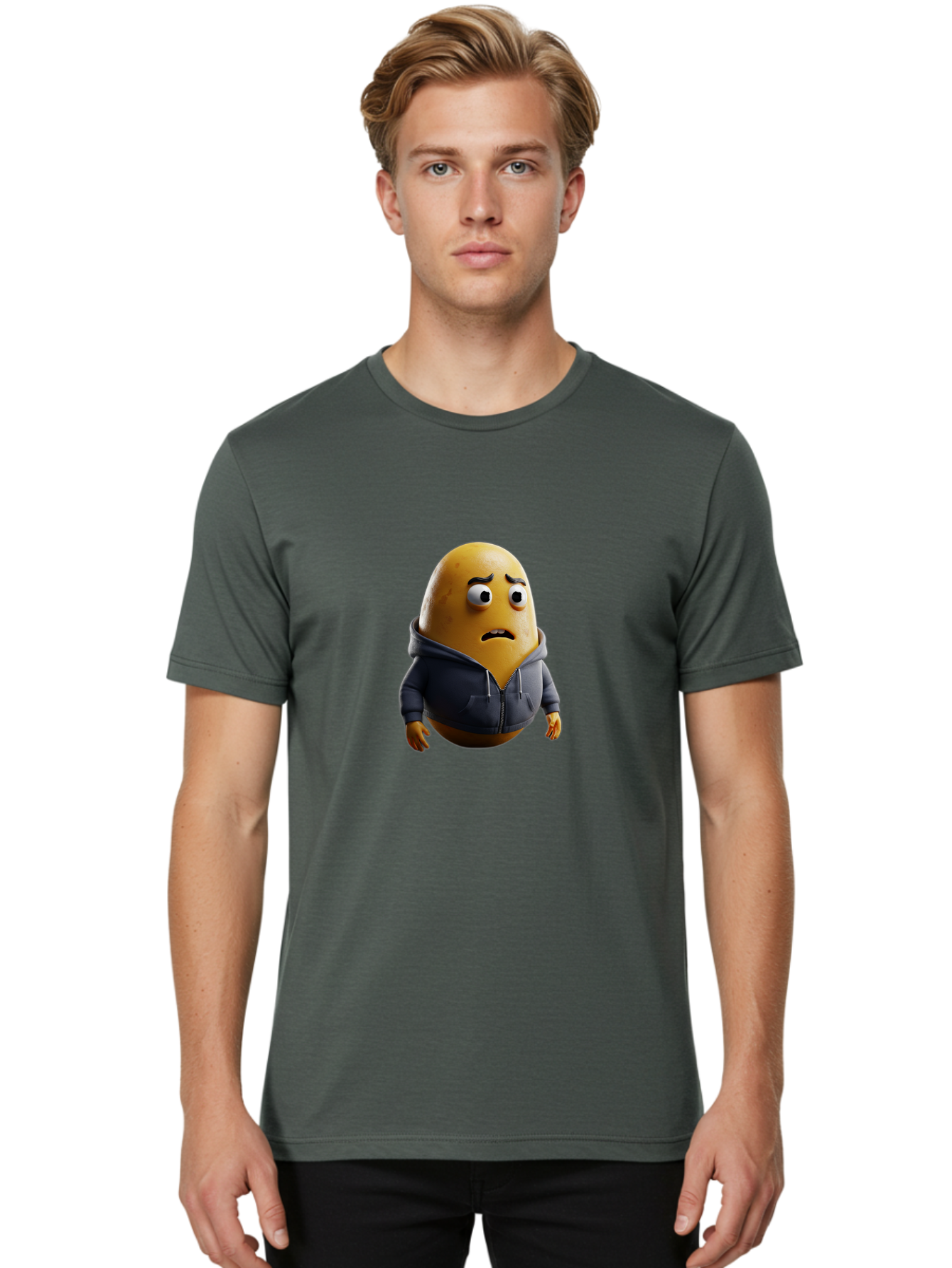 Sad-Egg-Character Men'S Graphic Tee, 100% Cotton, Comfortable Casual Summer Wear, Machine Washable, Vintage Camera, Old Camera, Antique Camera, Black Camera, Classic Photography, Photography Equipment, Nostalgic Device, Film Camera, Camera Art Bal272 30