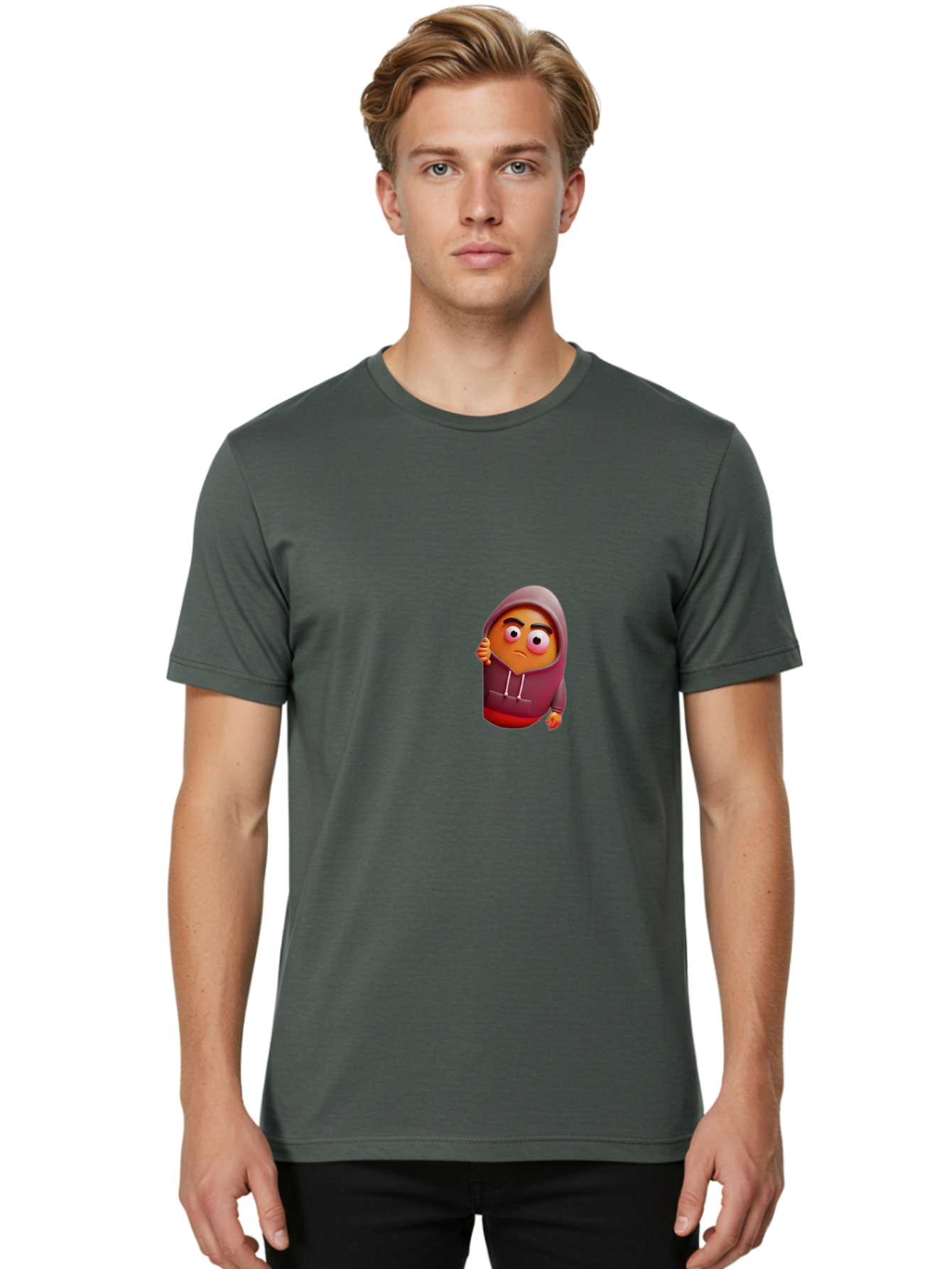 Sad-Emoji-1 Men'S Graphic Tee, 100% Cotton, Comfortable Casual Summer Wear, Machine Washable, Vintage Camera, Old Camera, Antique Camera, Black Camera, Classic Photography, Photography Equipment, Nostalgic Device, Film Camera, Camera Art Bal274 23