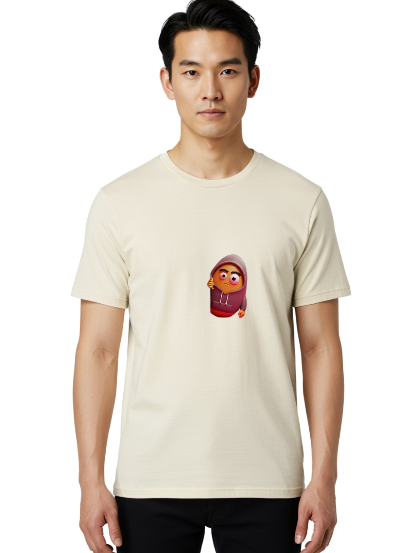 Sad-Emoji-1 Men'S Graphic Tee, 100% Cotton, Comfortable Casual Summer Wear, Machine Washable, Vintage Camera, Old Camera, Antique Camera, Black Camera, Classic Photography, Photography Equipment, Nostalgic Device, Film Camera, Camera Art Bal274 17