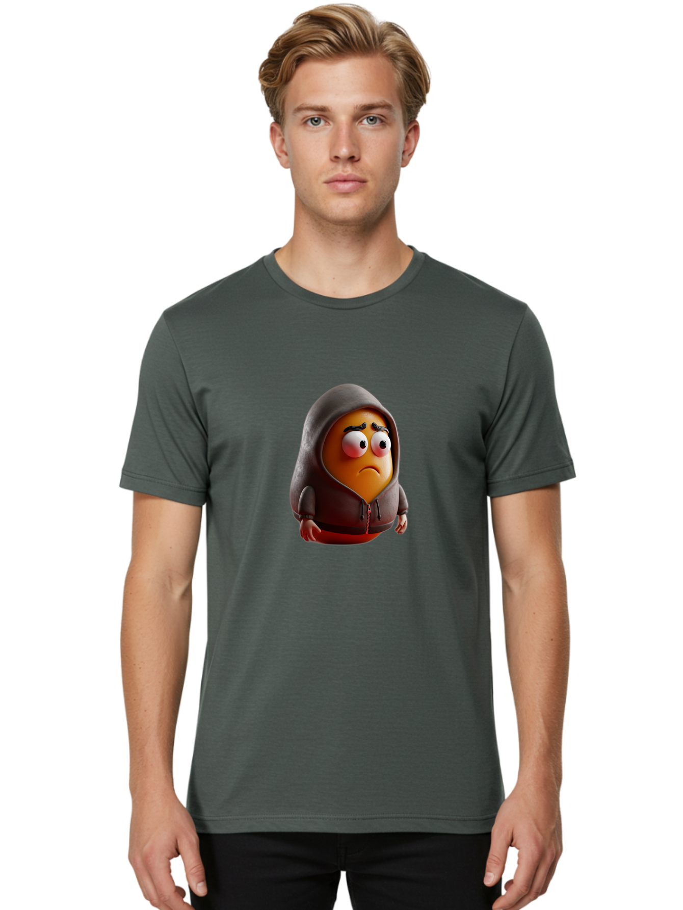 Sad-Emoji Men'S Graphic Tee, 100% Cotton, Comfortable Casual Summer Wear, Machine Washable, Vintage Camera, Old Camera, Antique Camera, Black Camera, Classic Photography, Photography Equipment, Nostalgic Device, Film Camera, Camera Art Bal275 17