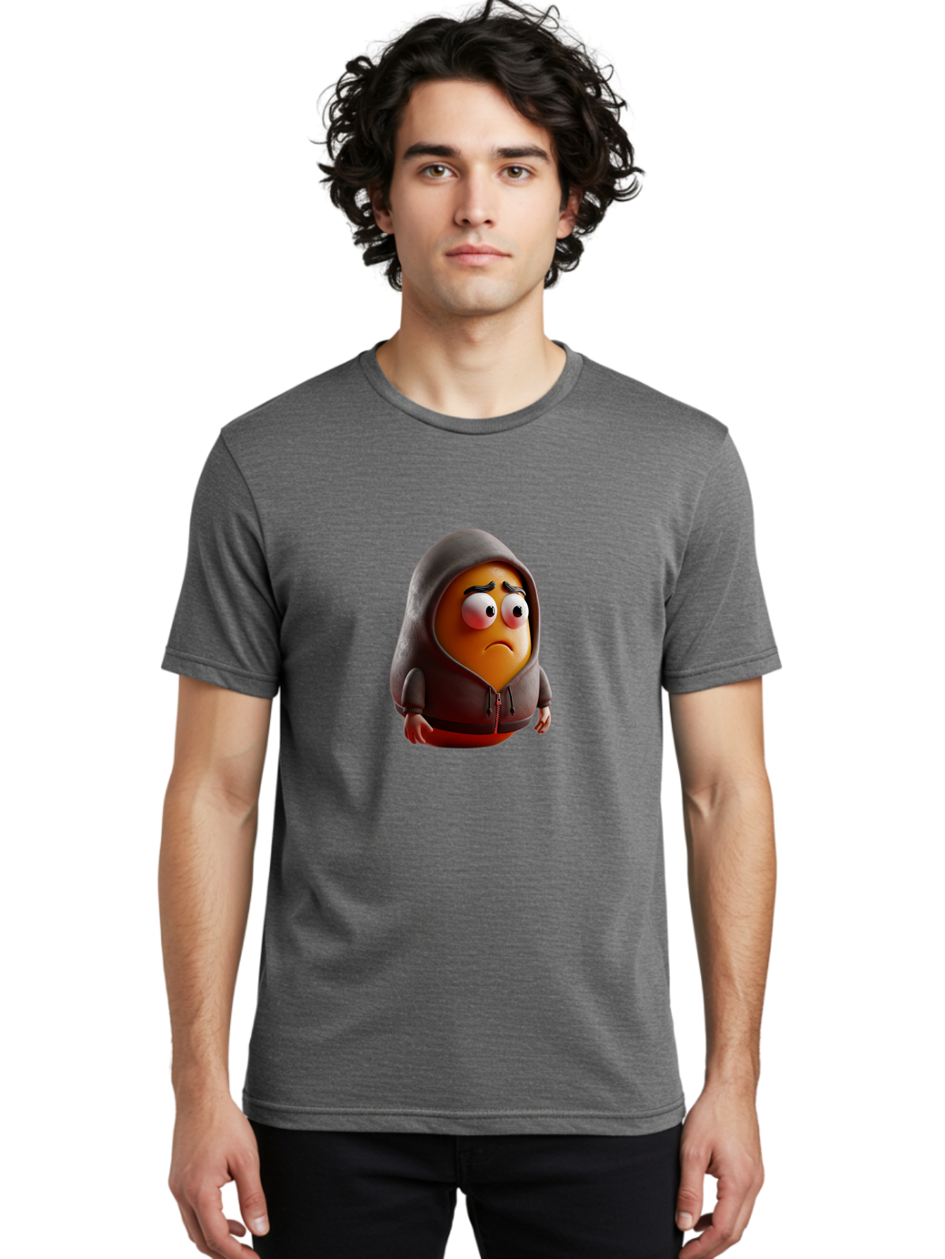 Sad-Emoji Men'S Graphic Tee, 100% Cotton, Comfortable Casual Summer Wear, Machine Washable, Vintage Camera, Old Camera, Antique Camera, Black Camera, Classic Photography, Photography Equipment, Nostalgic Device, Film Camera, Camera Art Bal275 24
