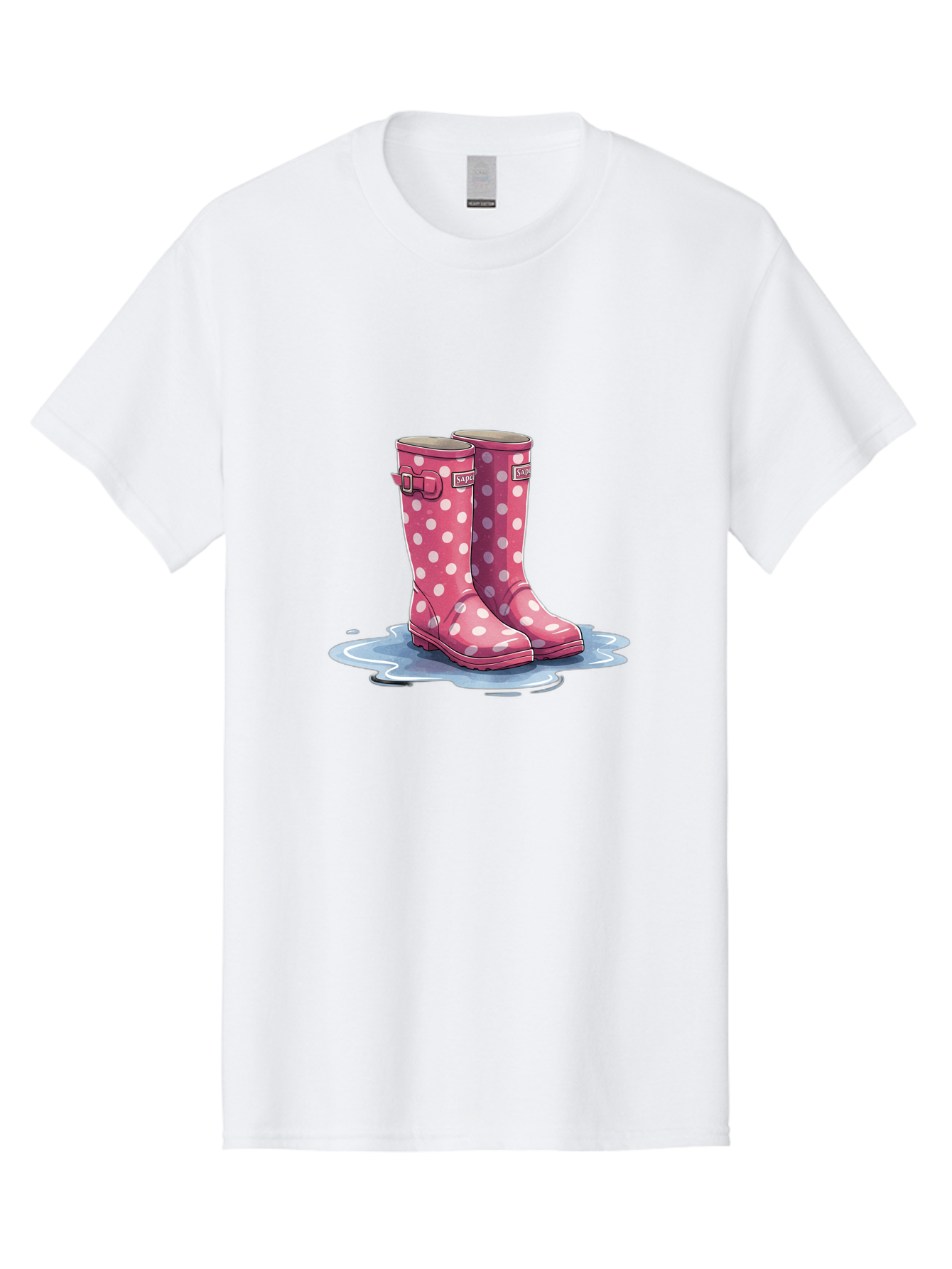 Safari-Pink-Polka-Dot-Rain-Boots Men'S Graphic Tee, 100% Cotton, Comfortable Casual Summer Wear, Machine Washable, Vintage Camera, Old Camera, Antique Camera, Black Camera, Classic Photography, Photography Equipment, Nostalgic Device, Bal281 11