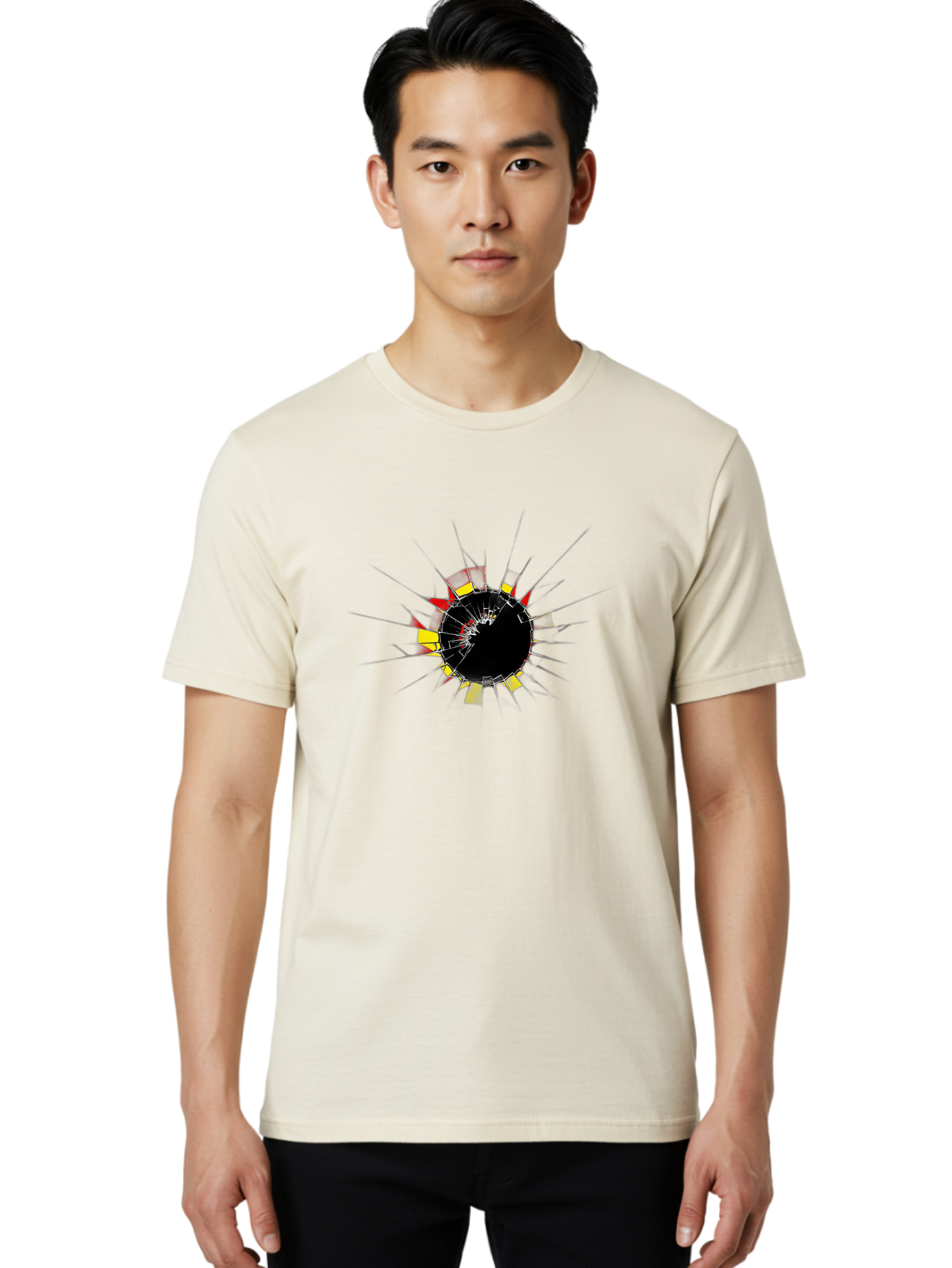 Shattered-Circle Men'S Graphic Tee, 100% Cotton, Comfortable Casual Summer Wear, Machine Washable, Vintage Camera, Old Camera, Antique Camera, Black Camera, Classic Photography, Photography Equipment, Nostalgic Device, Film Camera, Camera Art Bal288 27