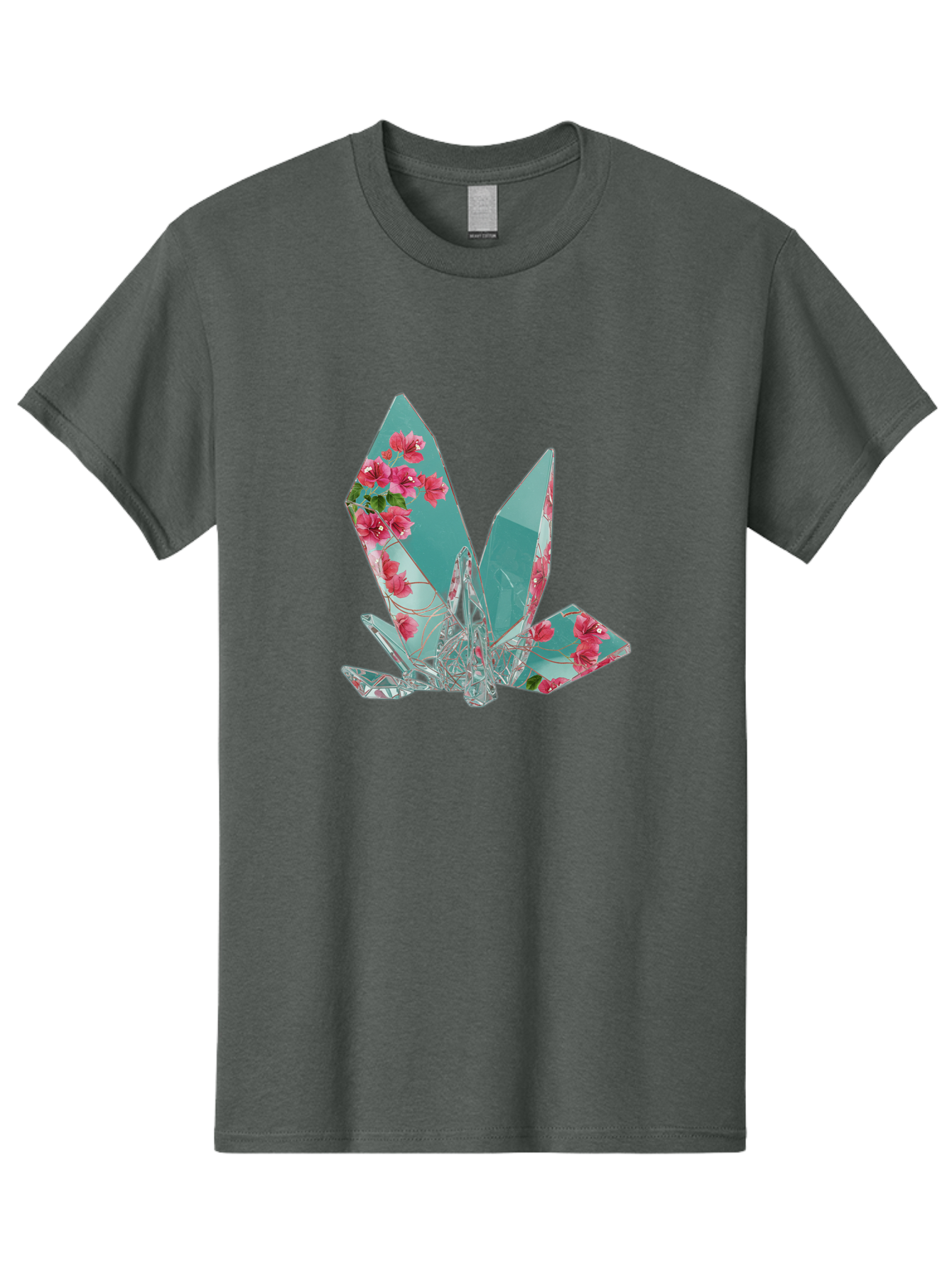 Shattered-Glass-With-Flowers Men'S Graphic Tee, 100% Cotton, Comfortable Casual Summer Wear, Machine Washable, Vintage Camera, Old Camera, Antique Camera, Black Camera, Classic Photography, Photography Equipment, Nostalgic Device, Film Camera, Bal293 12