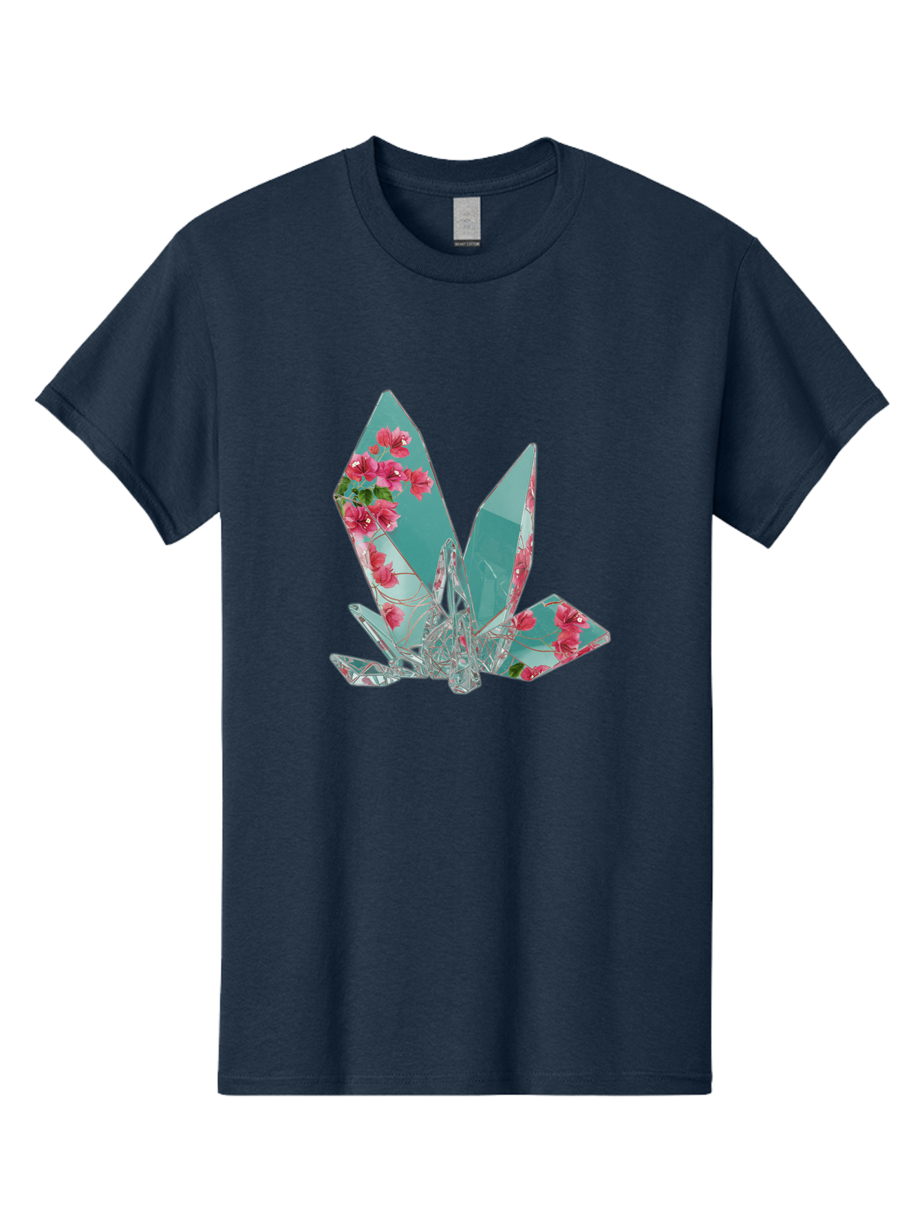 Shattered-Glass-With-Flowers Men'S Graphic Tee, 100% Cotton, Comfortable Casual Summer Wear, Machine Washable, Vintage Camera, Old Camera, Antique Camera, Black Camera, Classic Photography, Photography Equipment, Nostalgic Device, Film Camera, Bal293 4