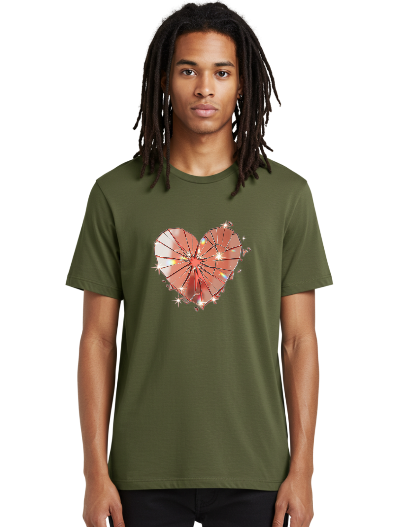 Shattered-Heart-1 Men'S Graphic Tee, 100% Cotton, Comfortable Casual Summer Wear, Machine Washable, Vintage Camera, Old Camera, Antique Camera, Black Camera, Classic Photography, Photography Equipment, Nostalgic Device, Film Camera, Camera Art Bal295 22