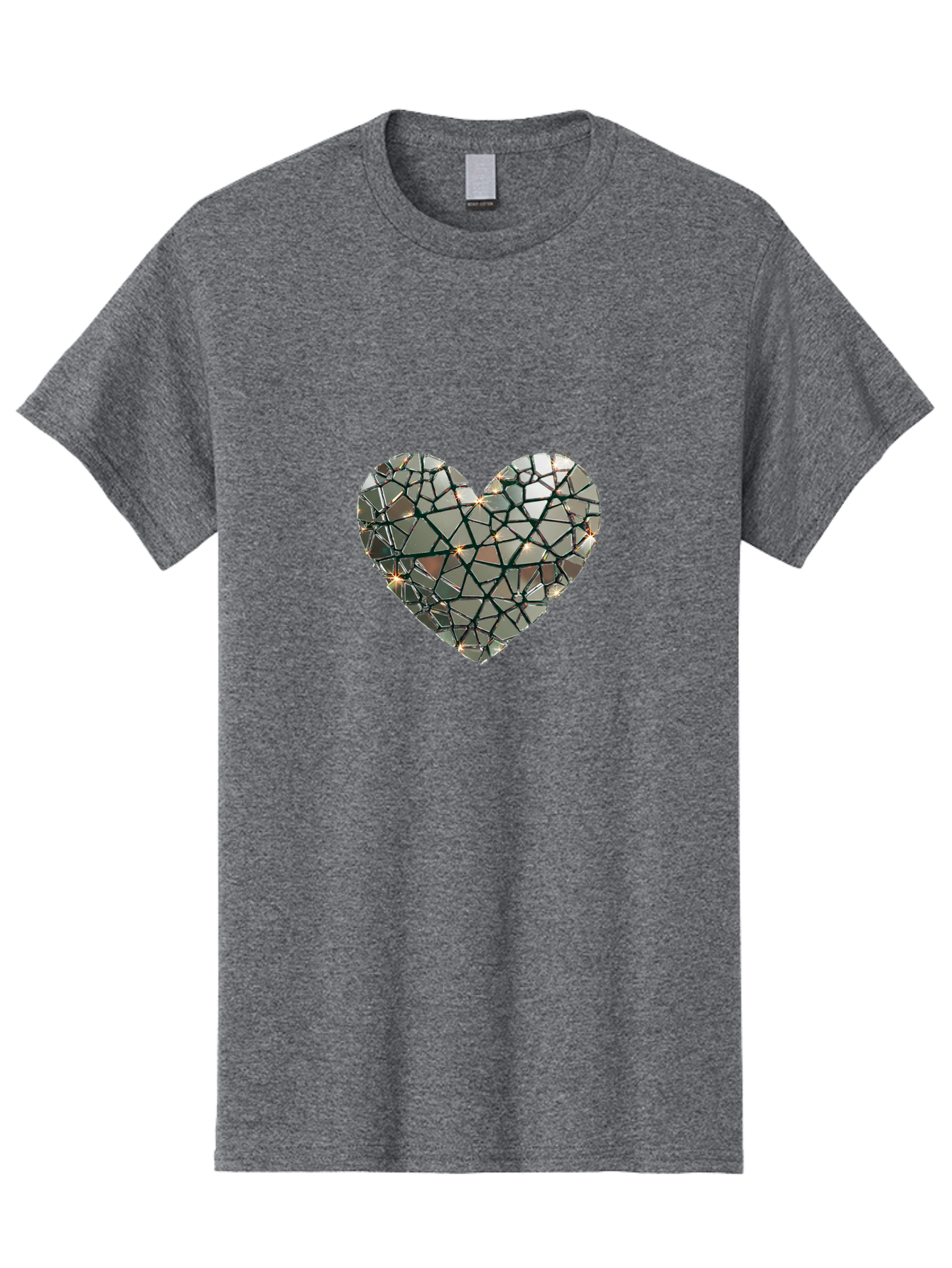 Shattered-Mirror-Heart Men'S Graphic Tee, 100% Cotton, Comfortable Casual Summer Wear, Machine Washable, Vintage Camera, Old Camera, Antique Camera, Black Camera, Classic Photography, Photography Equipment, Nostalgic Device, Film Camera, Bal299 8