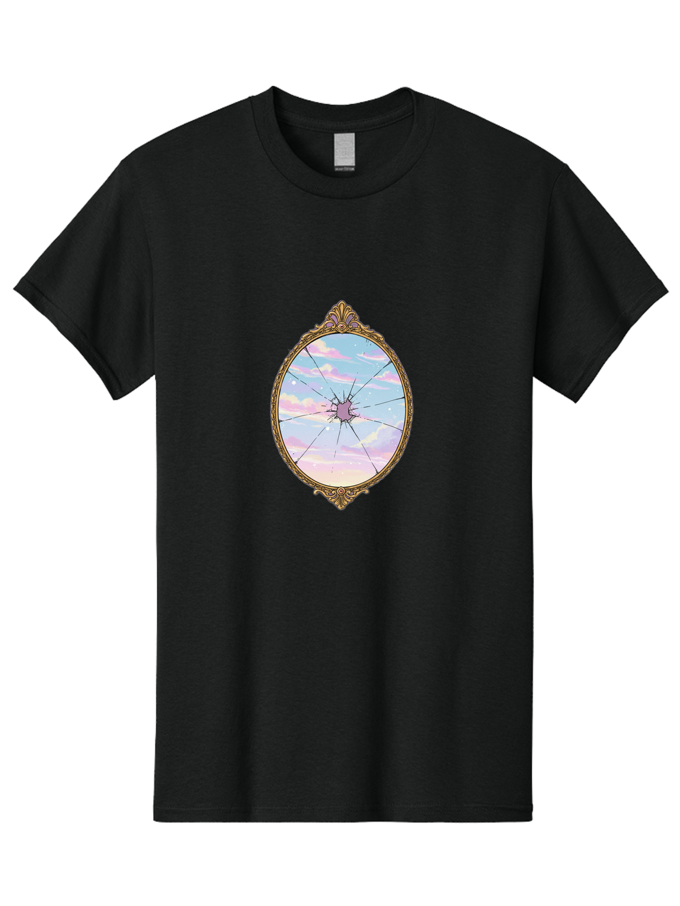 Shattered-Mirror-Sky Men'S Graphic Tee, 100% Cotton, Comfortable Casual Summer Wear, Machine Washable, Vintage Camera, Old Camera, Antique Camera, Black Camera, Classic Photography, Photography Equipment, Nostalgic Device, Film Camera, Bal300 8