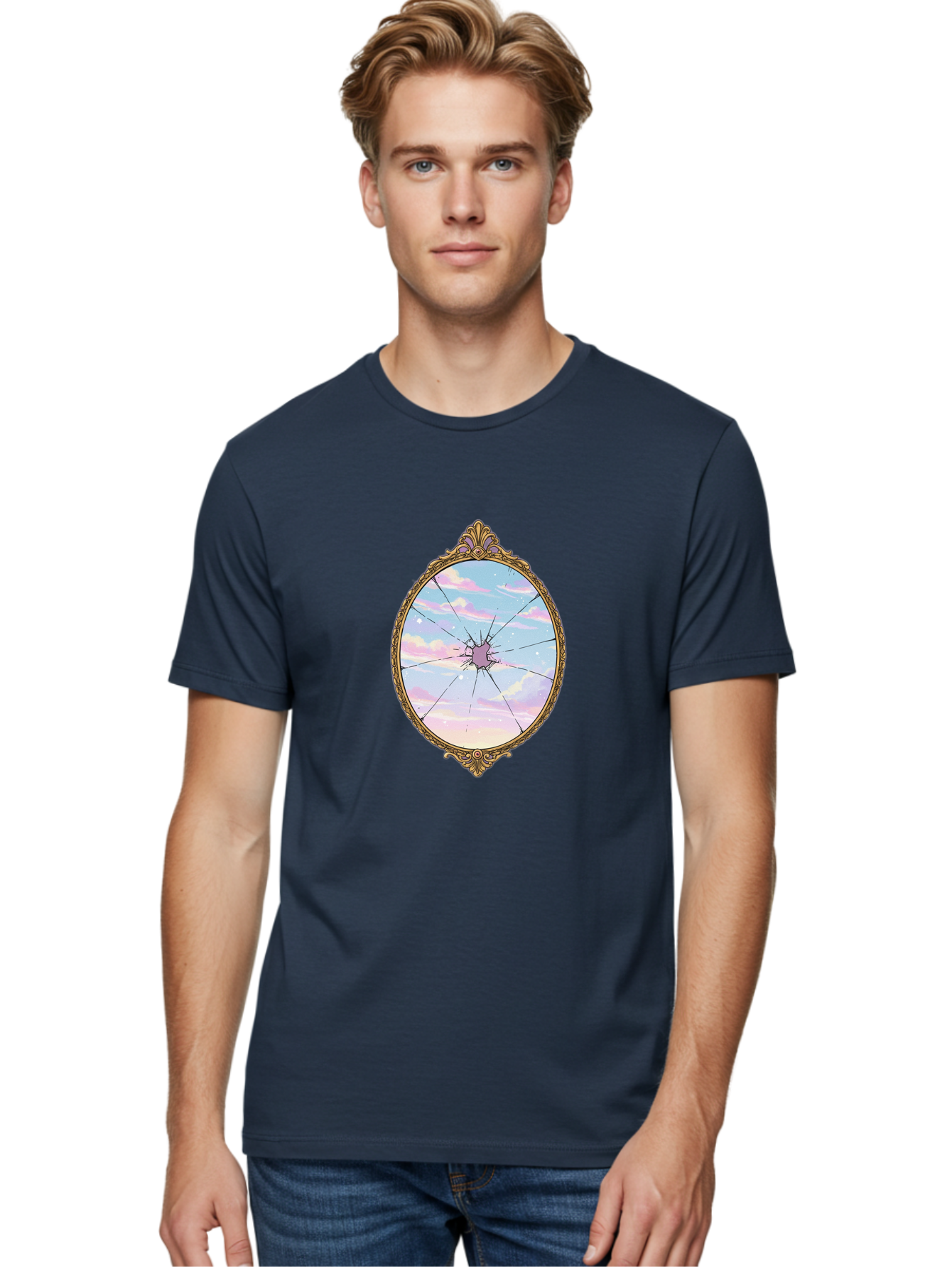 Shattered-Mirror-Sky Men'S Graphic Tee, 100% Cotton, Comfortable Casual Summer Wear, Machine Washable, Vintage Camera, Old Camera, Antique Camera, Black Camera, Classic Photography, Photography Equipment, Nostalgic Device, Film Camera, Bal300 27