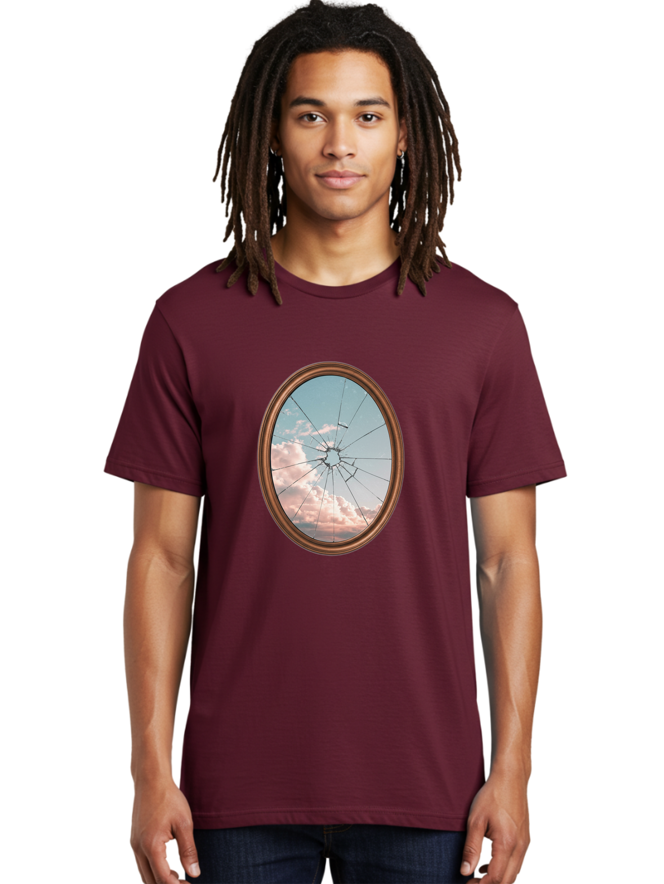 Shattered-Mirror Men'S Graphic Tee, 100% Cotton, Comfortable Casual Summer Wear, Machine Washable, Vintage Camera, Old Camera, Antique Camera, Black Camera, Classic Photography, Photography Equipment, Nostalgic Device, Film Camera, Camera Art Bal301 25