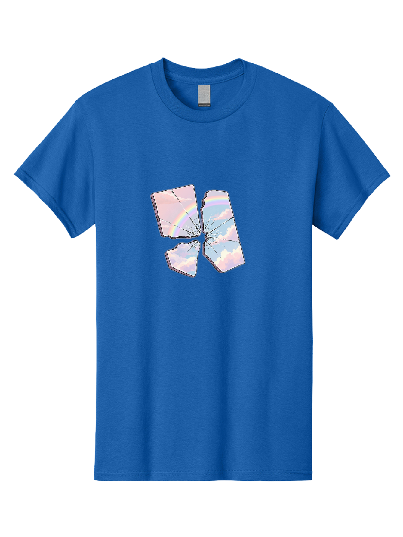 Shattered-Plate-With-Rainbow Men'S Graphic Tee, 100% Cotton, Comfortable Casual Summer Wear, Machine Washable, Vintage Camera, Old Camera, Antique Camera, Black Camera, Classic Photography, Photography Equipment, Nostalgic Device, Film Camera, Bal303 7