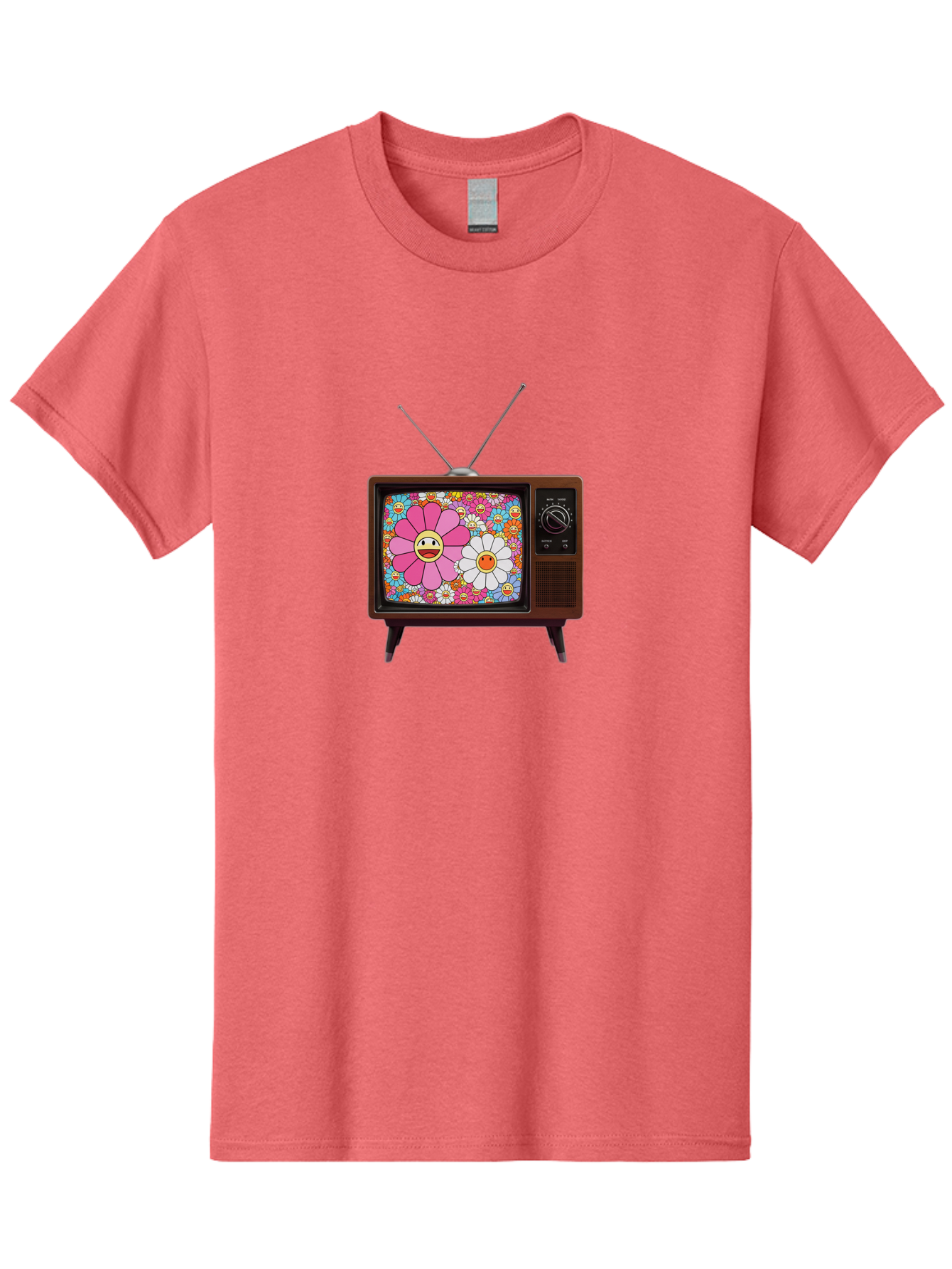 Smiley-Flowers-Tv Men'S Graphic Tee, 100% Cotton, Comfortable Casual Summer Wear, Machine Washable, Vintage Camera, Old Camera, Antique Camera, Black Camera, Classic Photography, Photography Equipment, Nostalgic Device, Film Camera, Camera Art Bal361 8